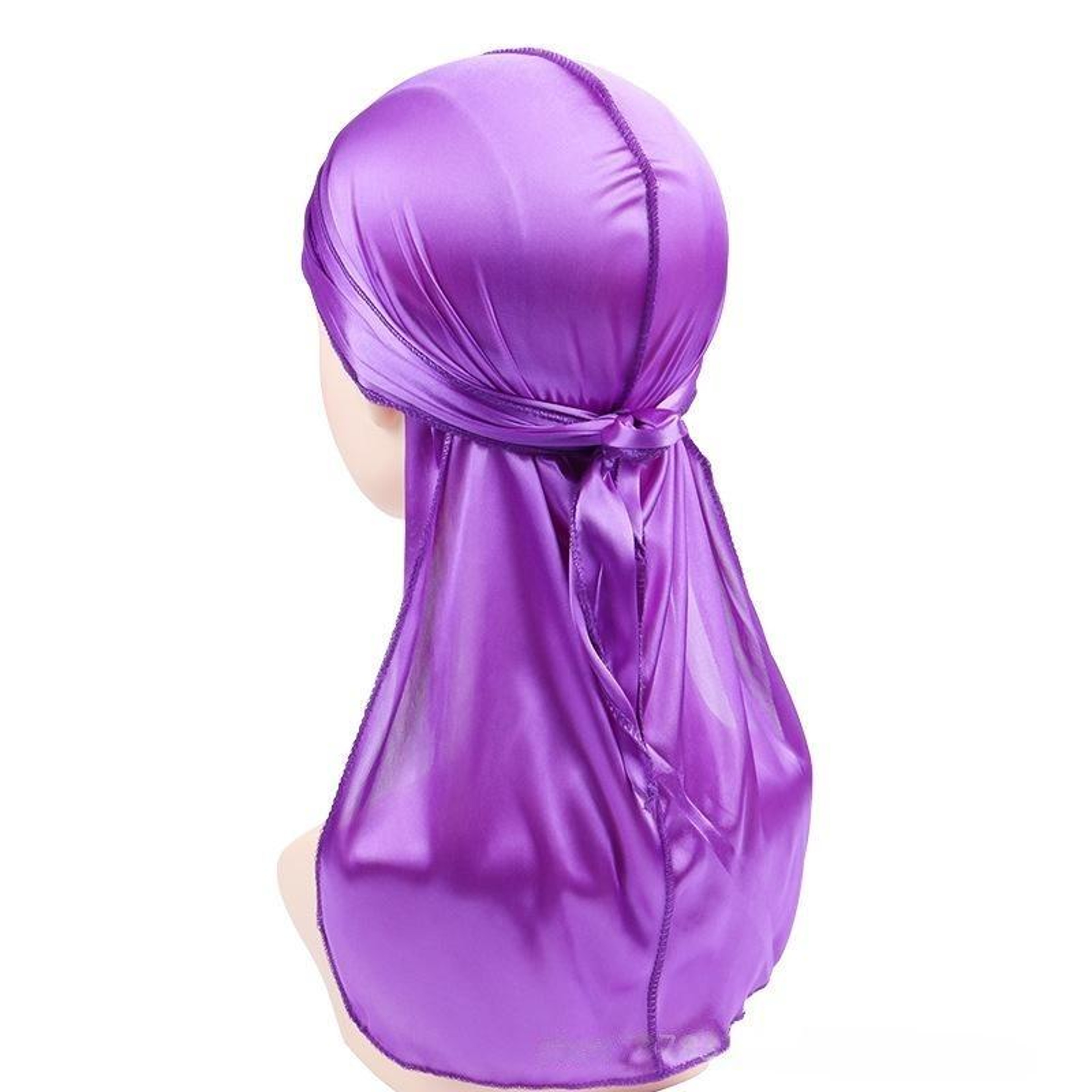 Silky Satin Durag With Extra Long Ties For 360 Waves Braids And Hair Protection 13