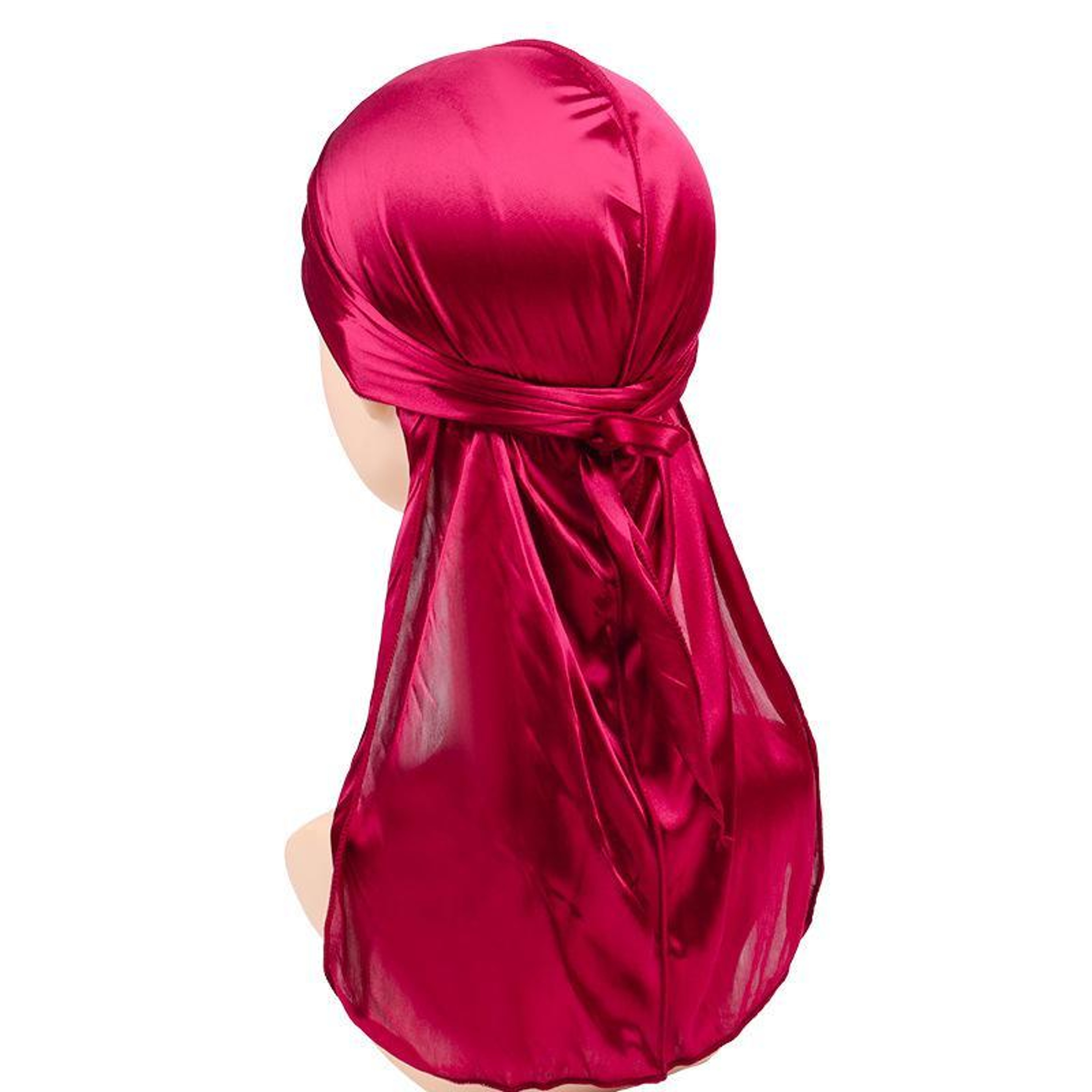 Silky Satin Durag With Extra Long Ties For 360 Waves Braids And Hair Protection 14