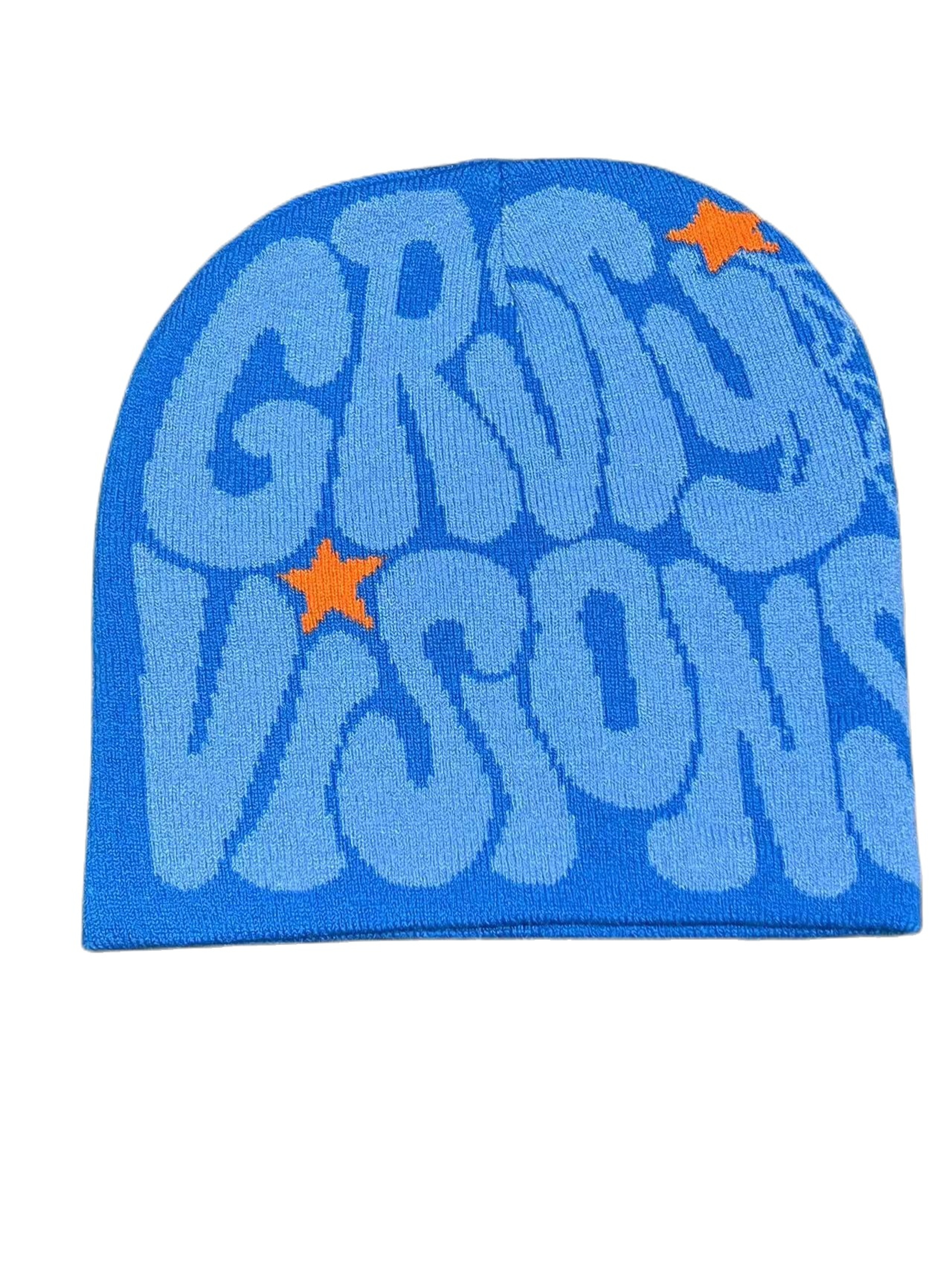 Unisex Y2K Knit Beanie Hat With Graphic Print For Winter 14