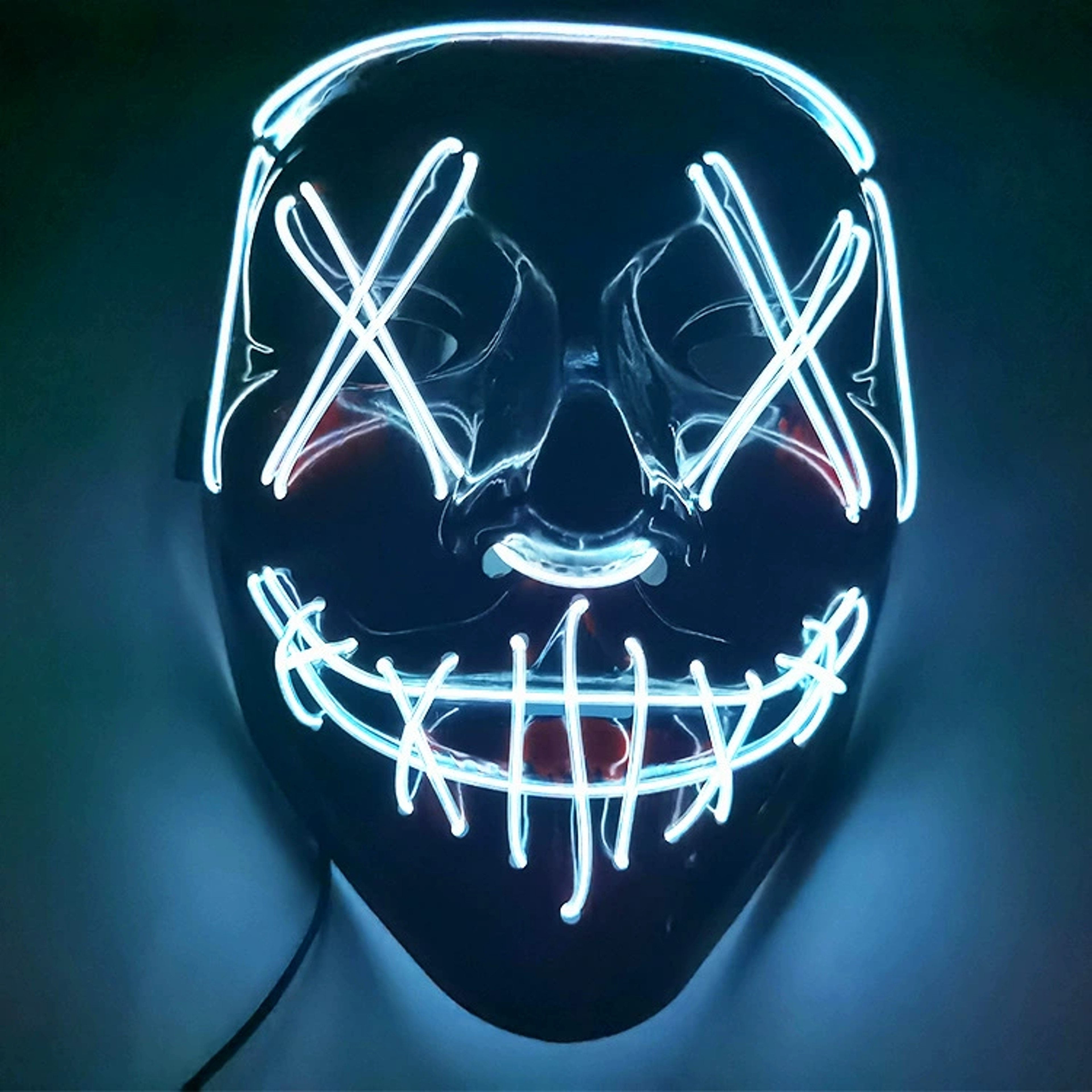 Halloween LED Light Up Horror Mask For Adult Cosplay And Costume Parties 10