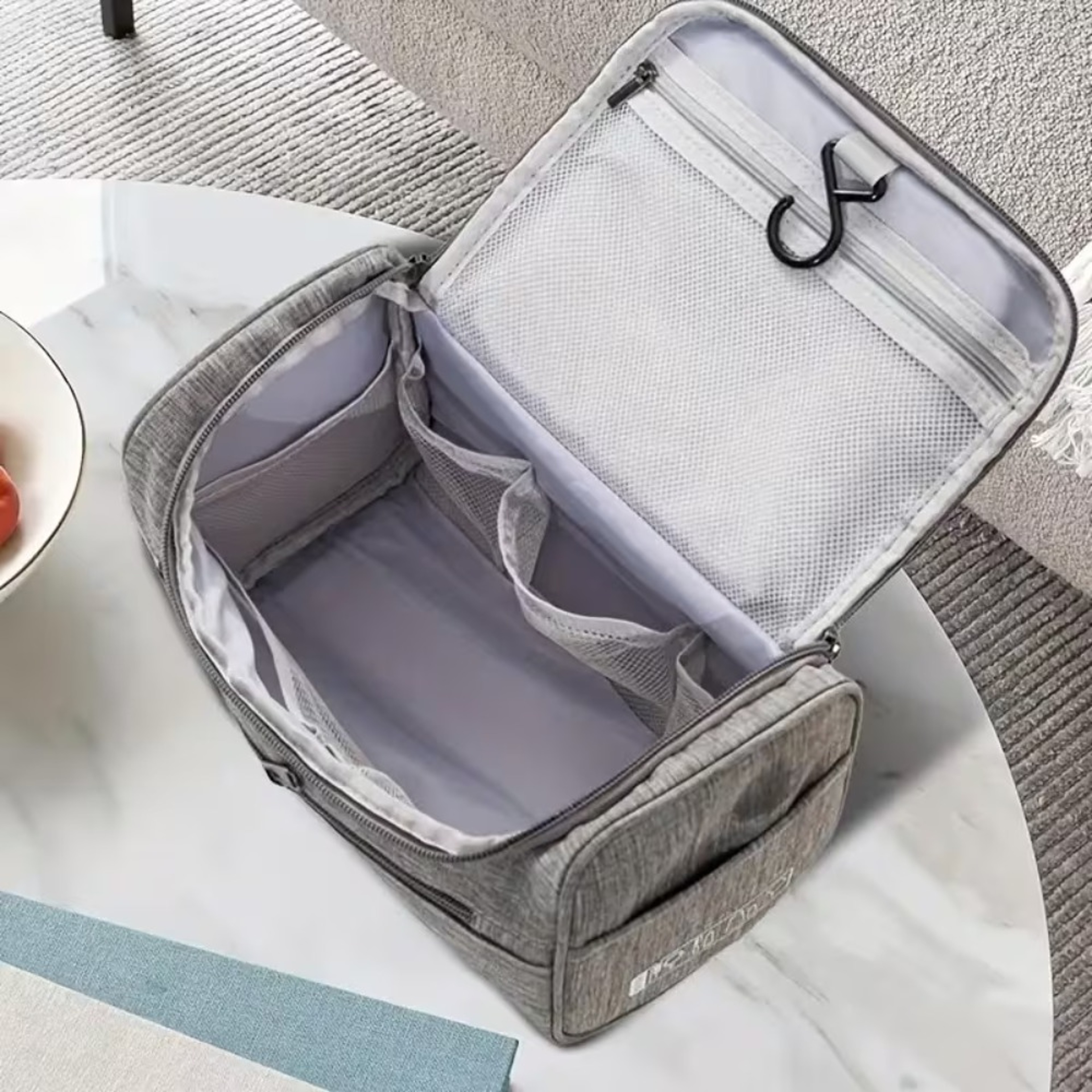 Medical Storage Bag With Stethoscope ECG Print And MultiPocket Organizer 4