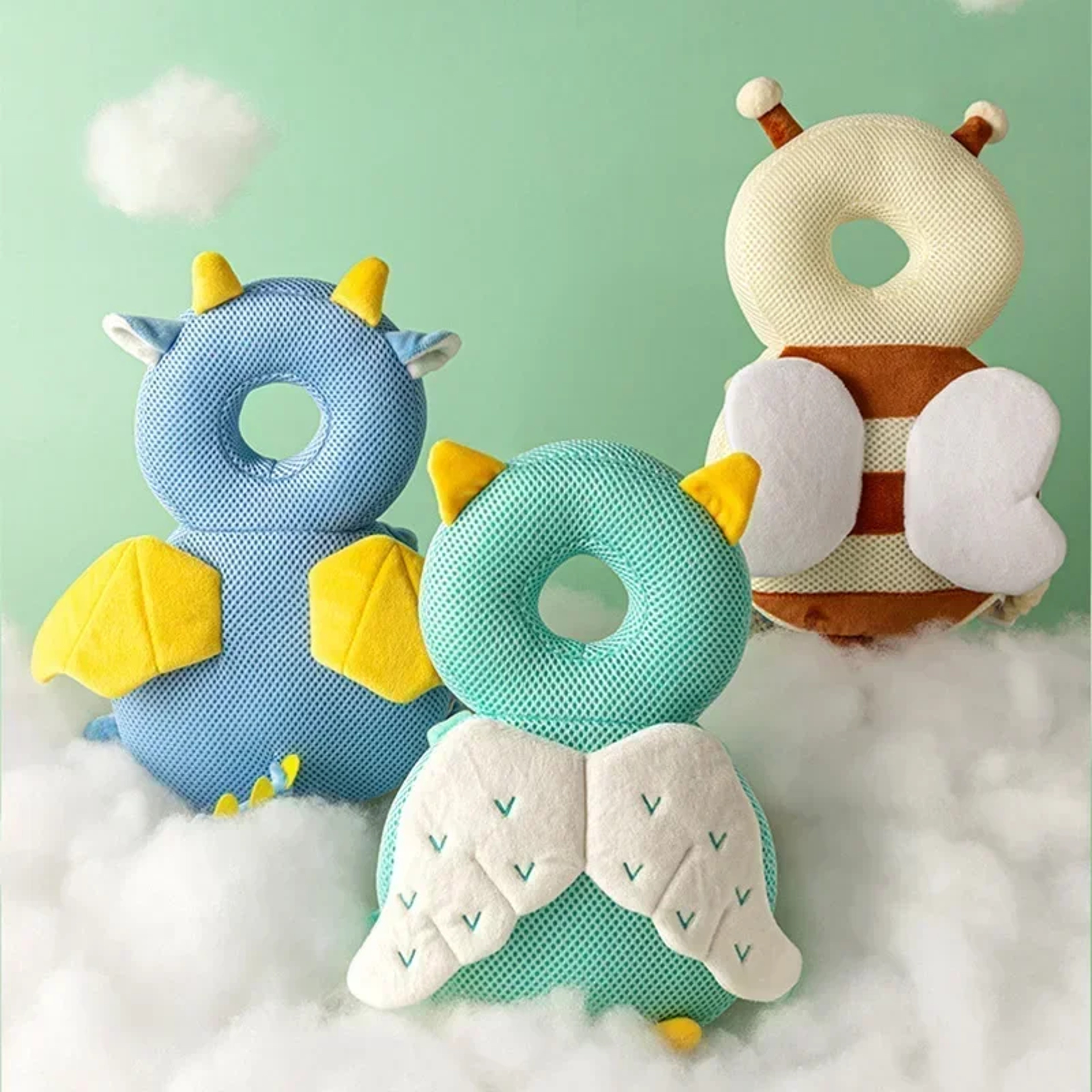 Baby Head Protector Backpack Cushion With Cartoon Animal Design For Toddlers 6