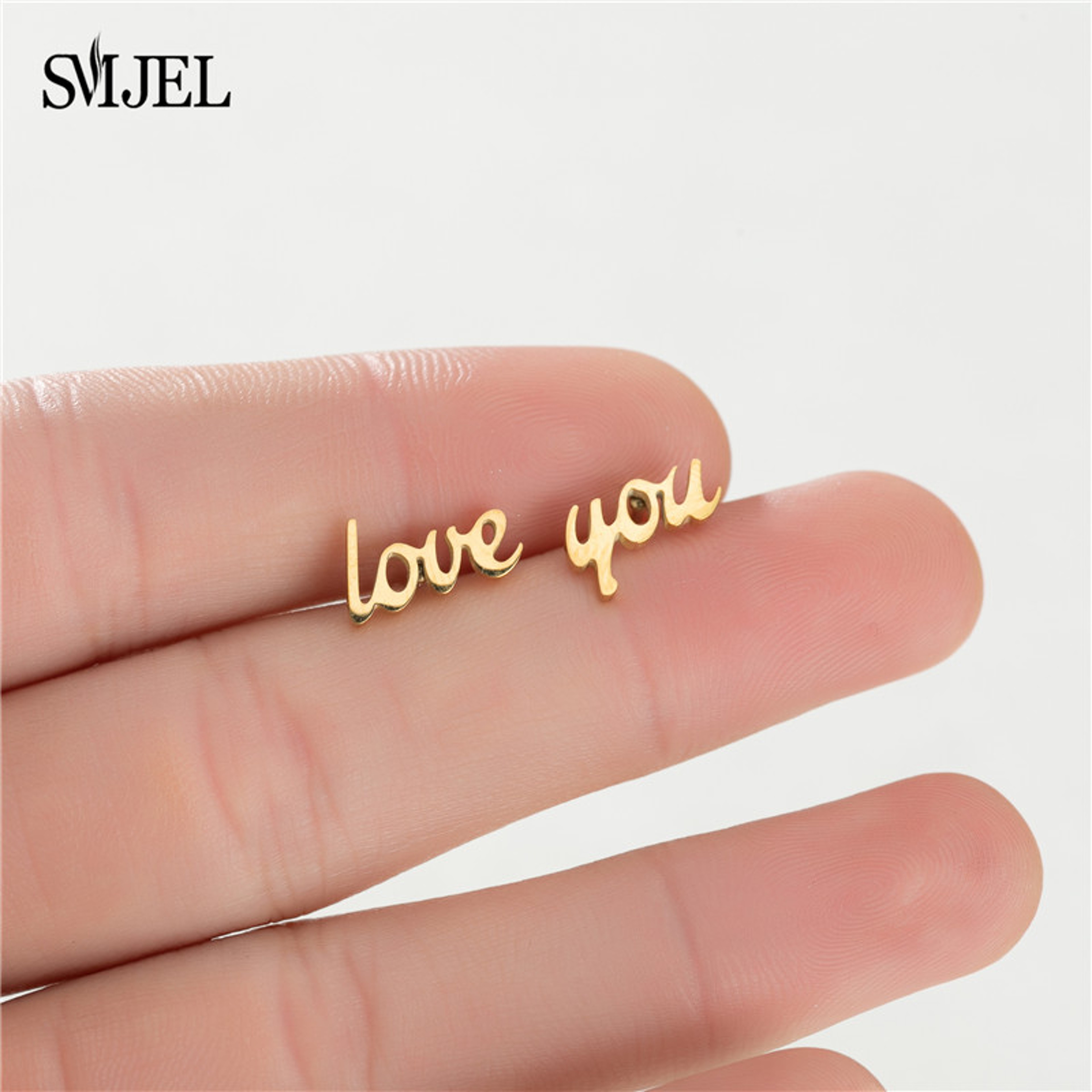 Stainless Steel Sperm Shape Stud Earrings – Funny Punk Style Unisex Jewelry – view 17