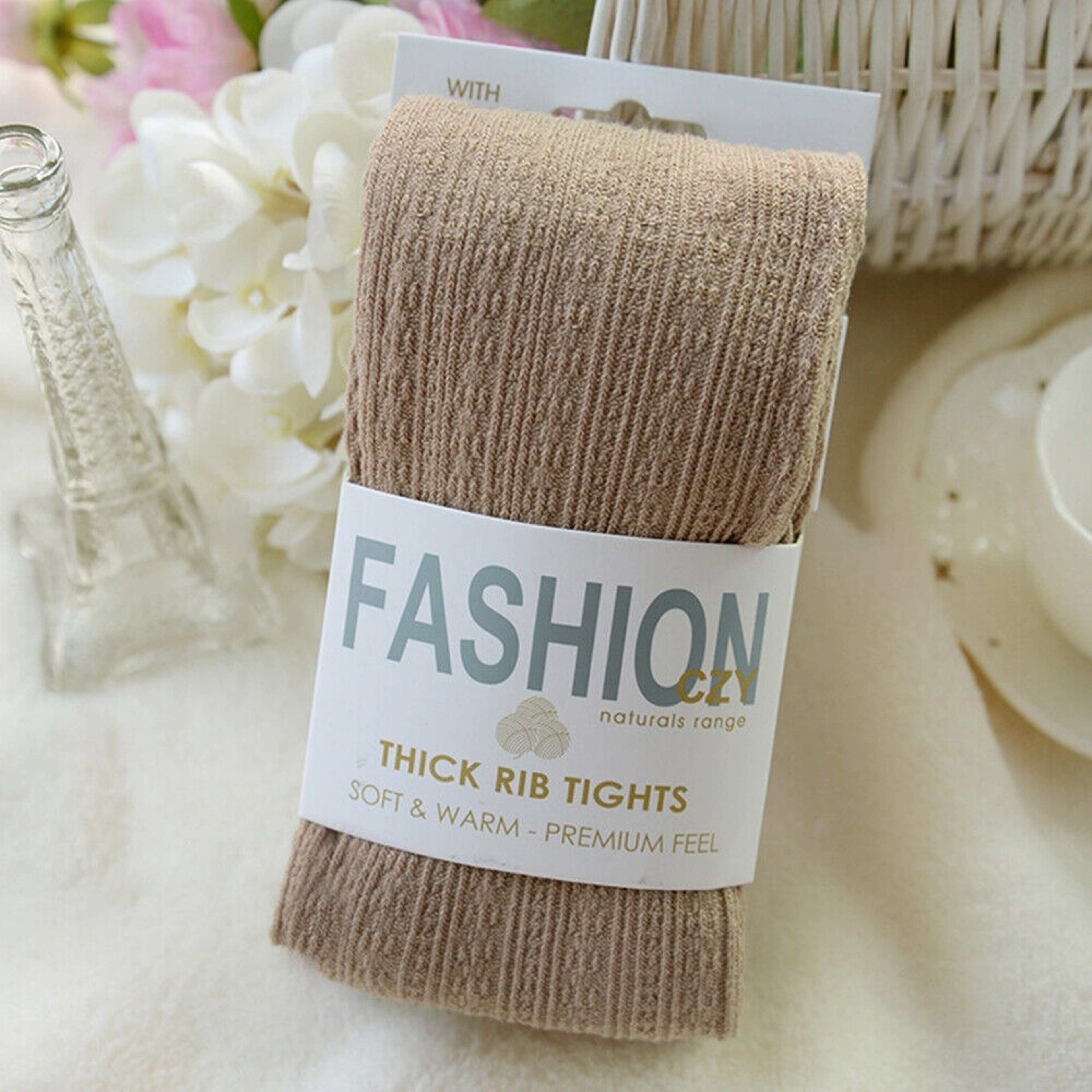 Womens Thermal Cotton Footed Tights High Stretch Knitted Winter Pantyhose 13