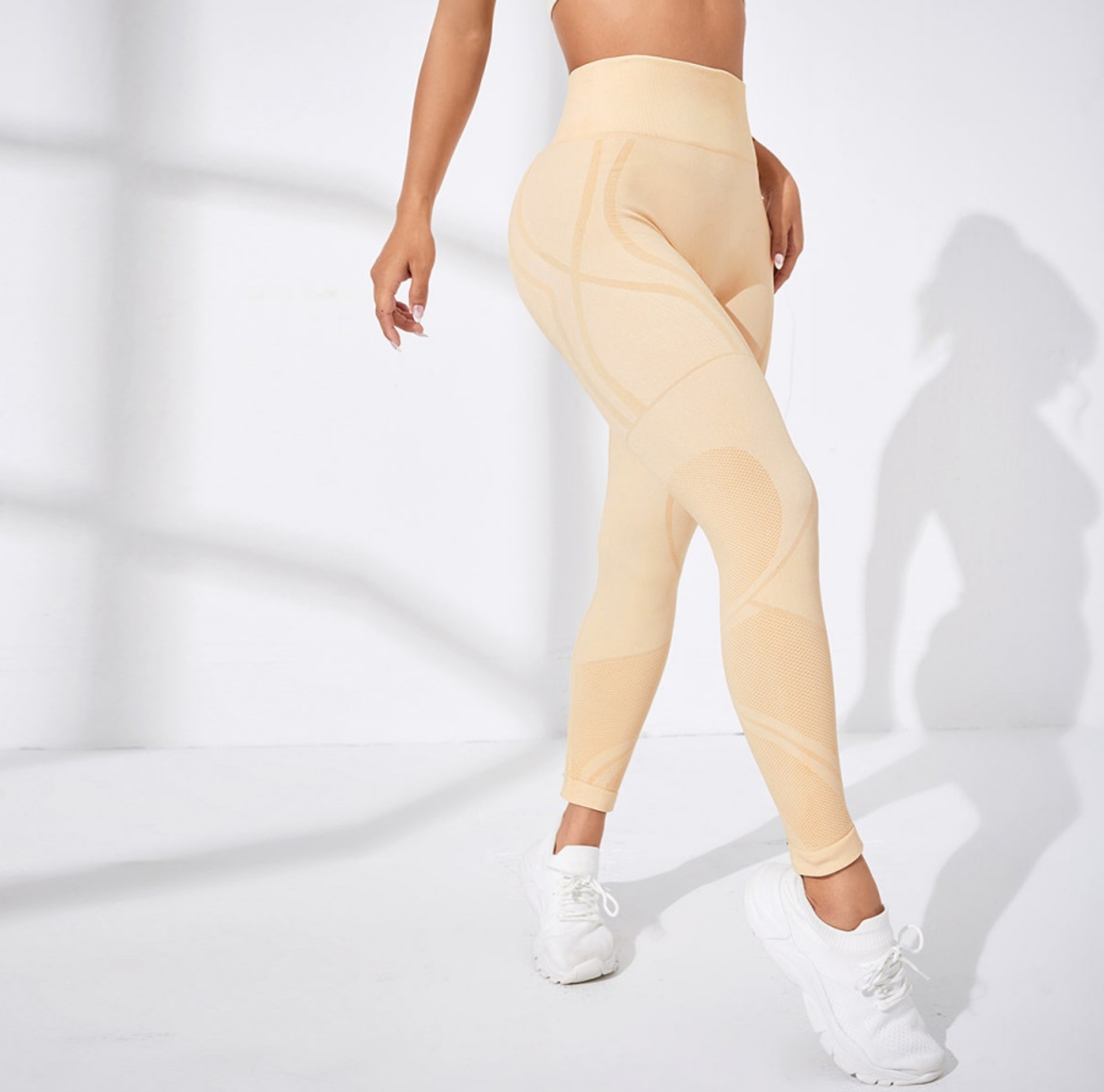 Womens Seamless High Waist Yoga Leggings Stretchy AnkleLength Workout Pants 9