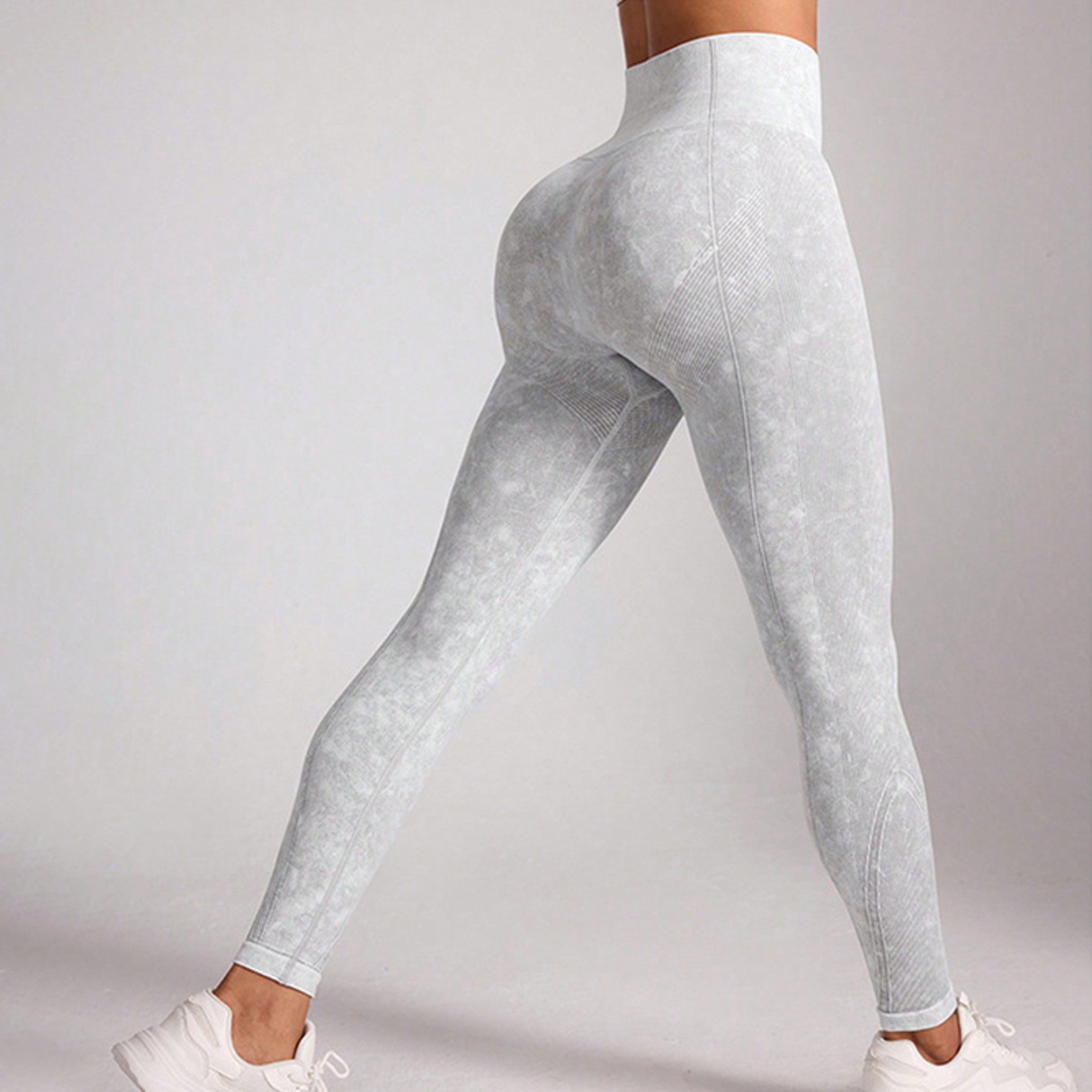 Womens High Waisted Seamless Yoga Leggings With Stretchy Booty Lifting Fit 6
