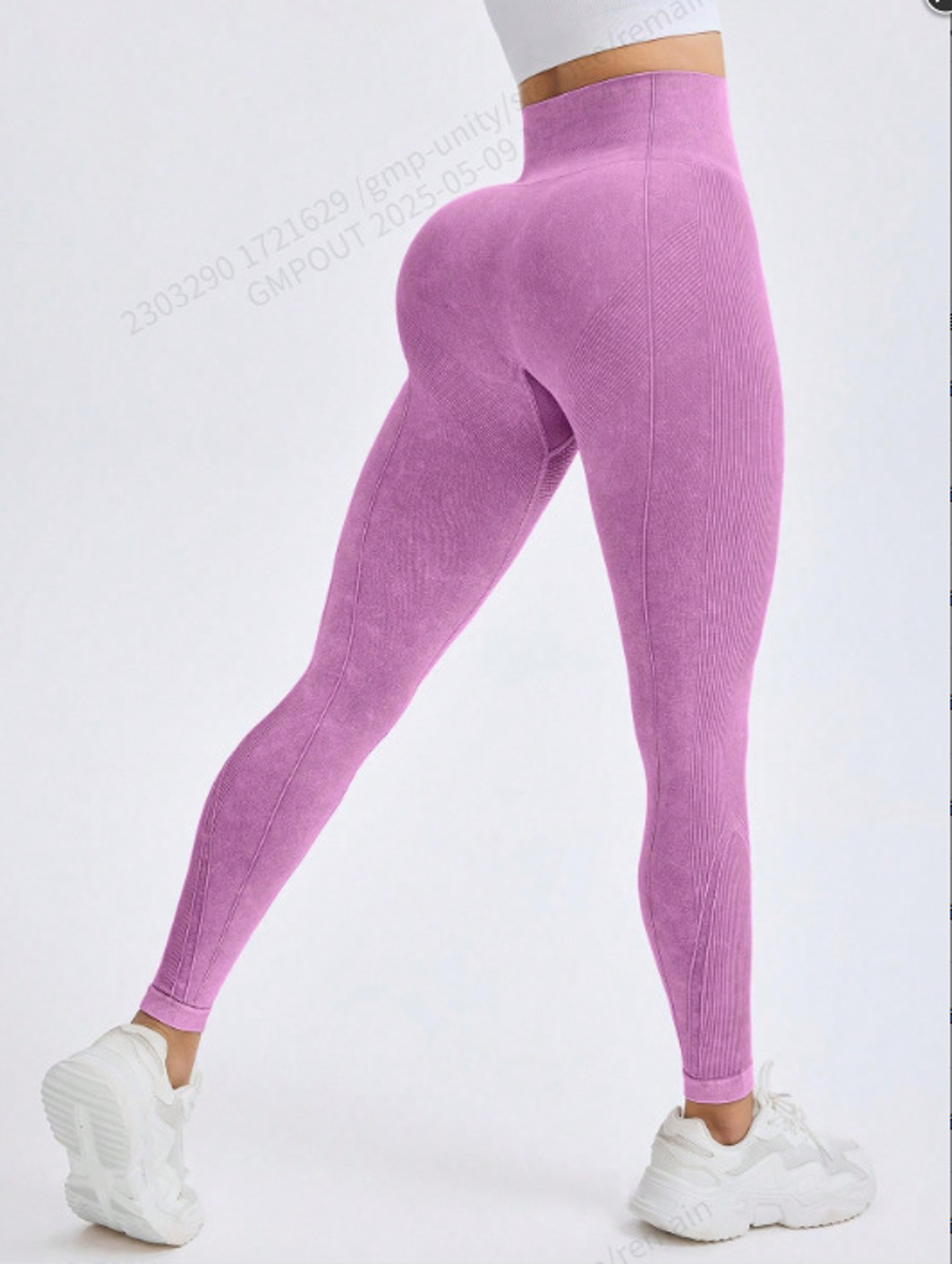Womens High Waisted Seamless Yoga Leggings With Stretchy Booty Lifting Fit 11