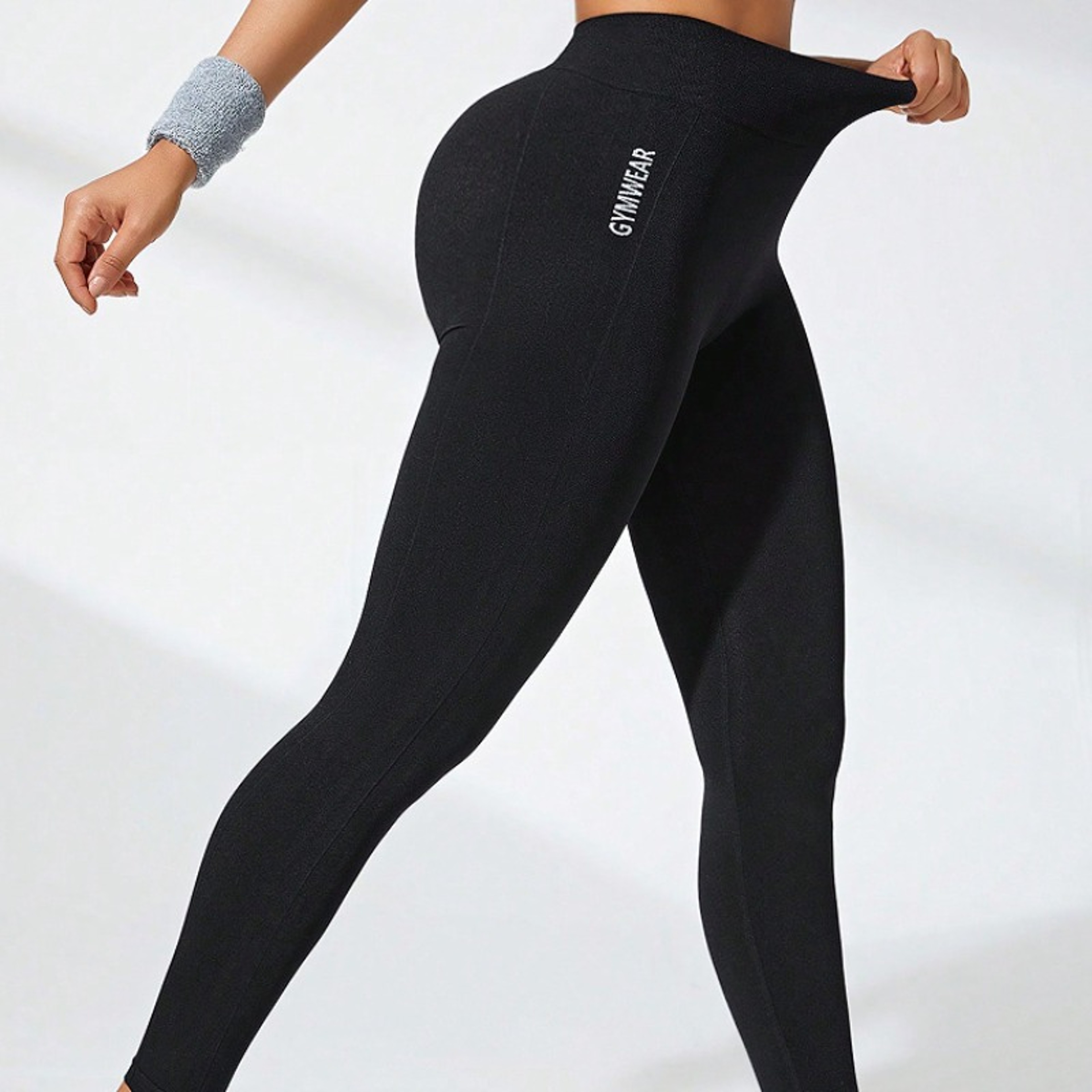 Womens HighWaisted Seamless Yoga Leggings With ButtLifting Stretch Fit 0