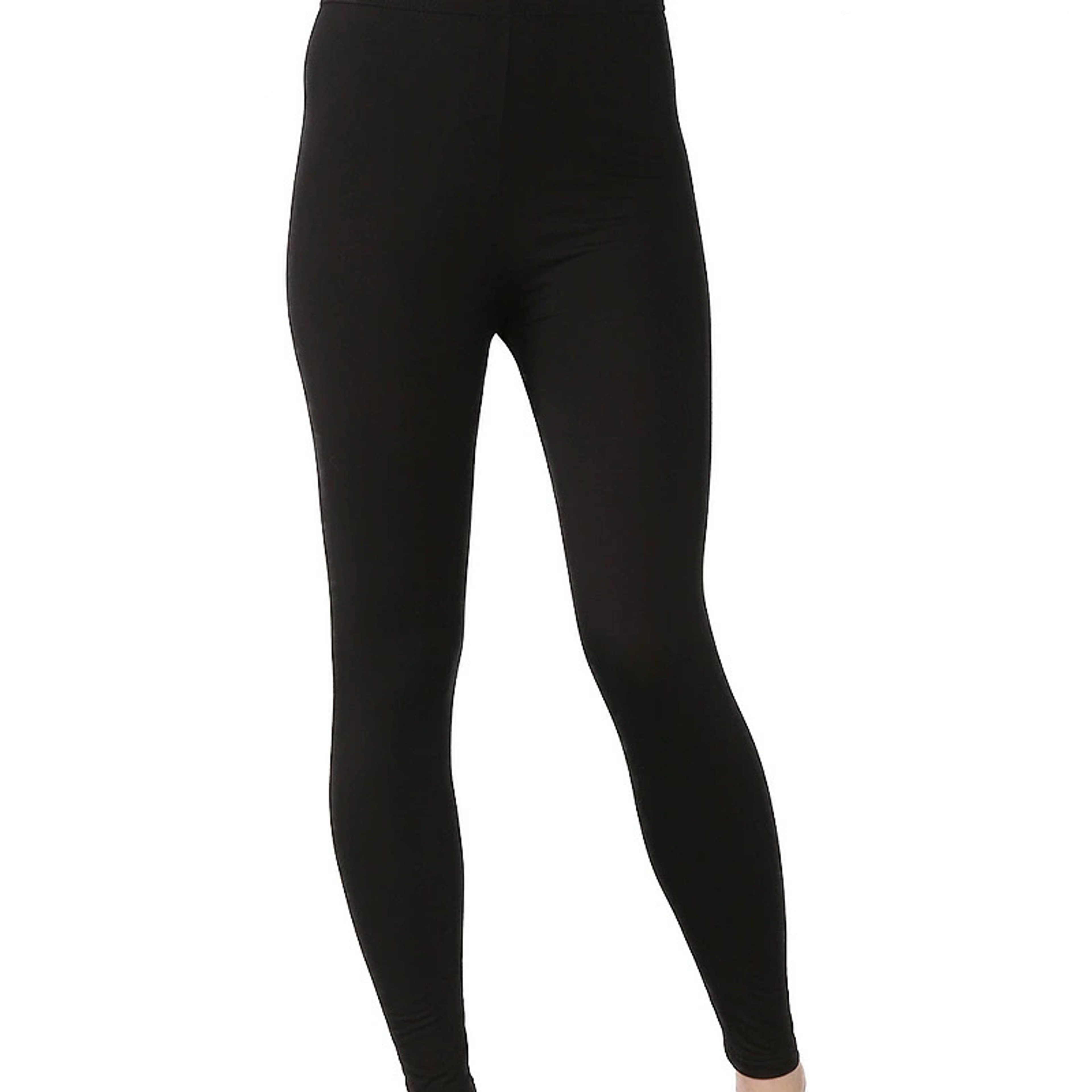 Womens High Waist Stretchy Leggings Solid Color Ankle Length Casual Pants 0