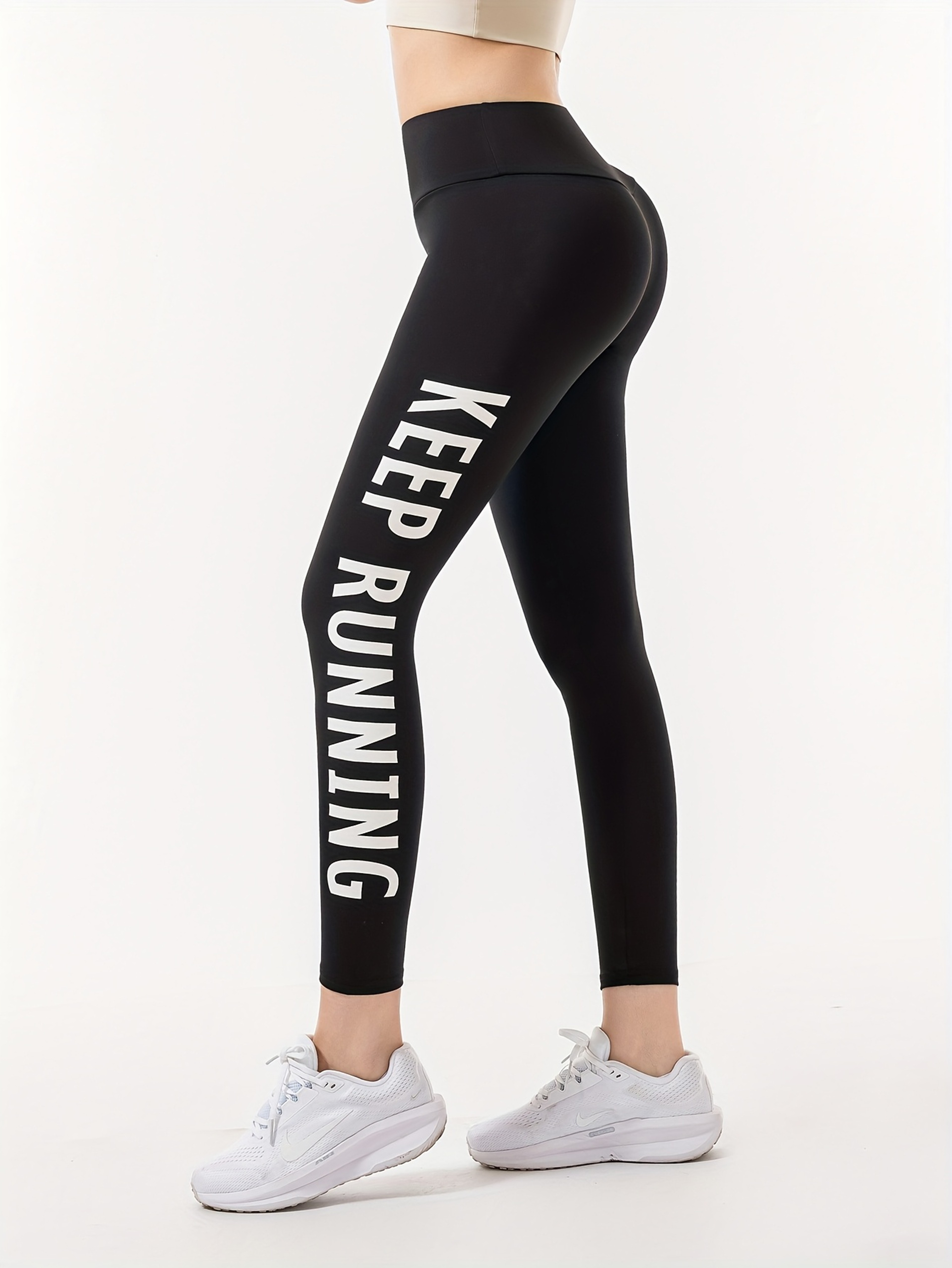 Women's High Waist Yoga Leggings with Tummy Control and Butt-Lifting Fit – view 6