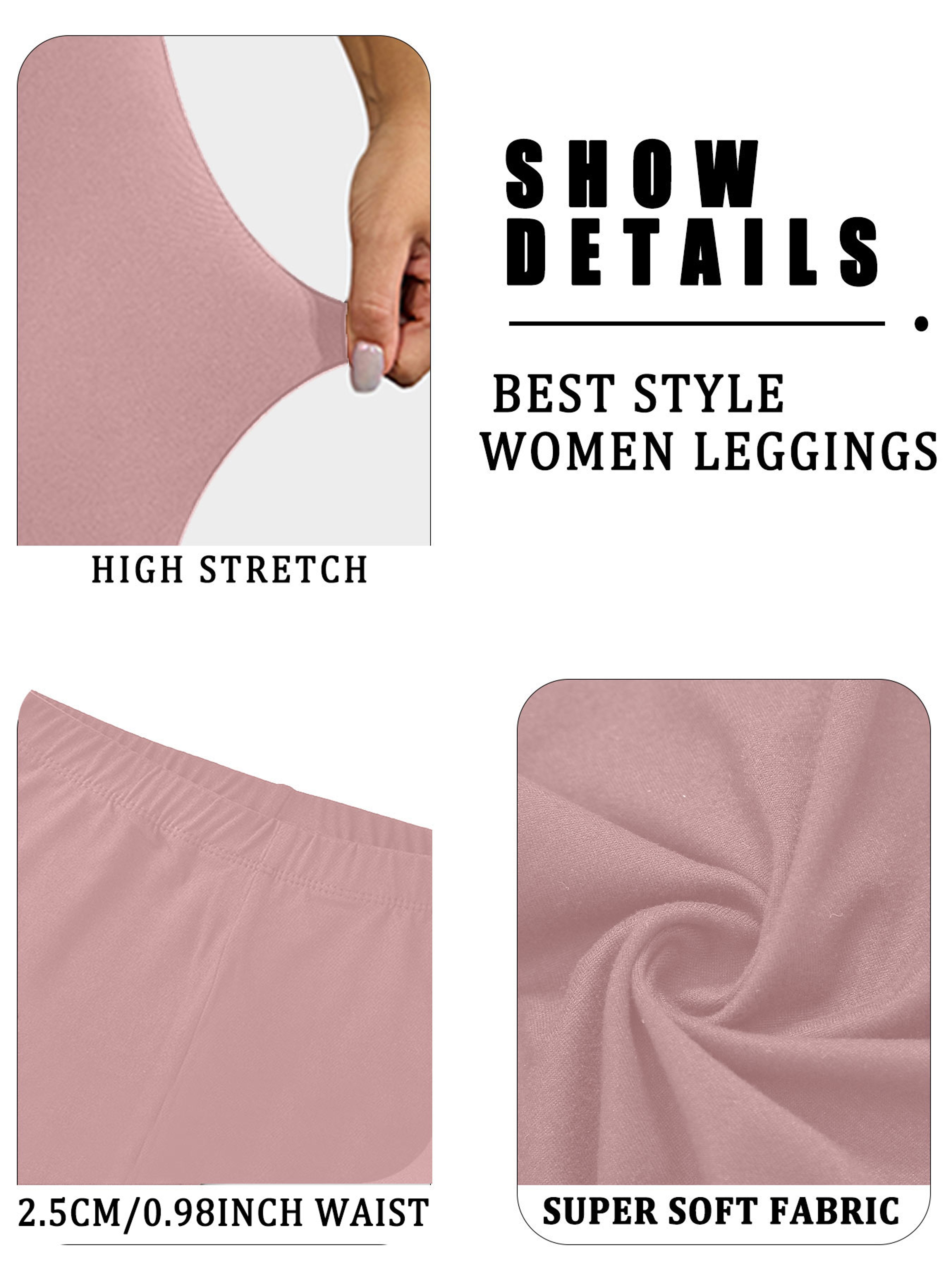 Plus Size Capri Yoga Leggings For Women Soft Stretch NonSeeThrough Workout Pants 4