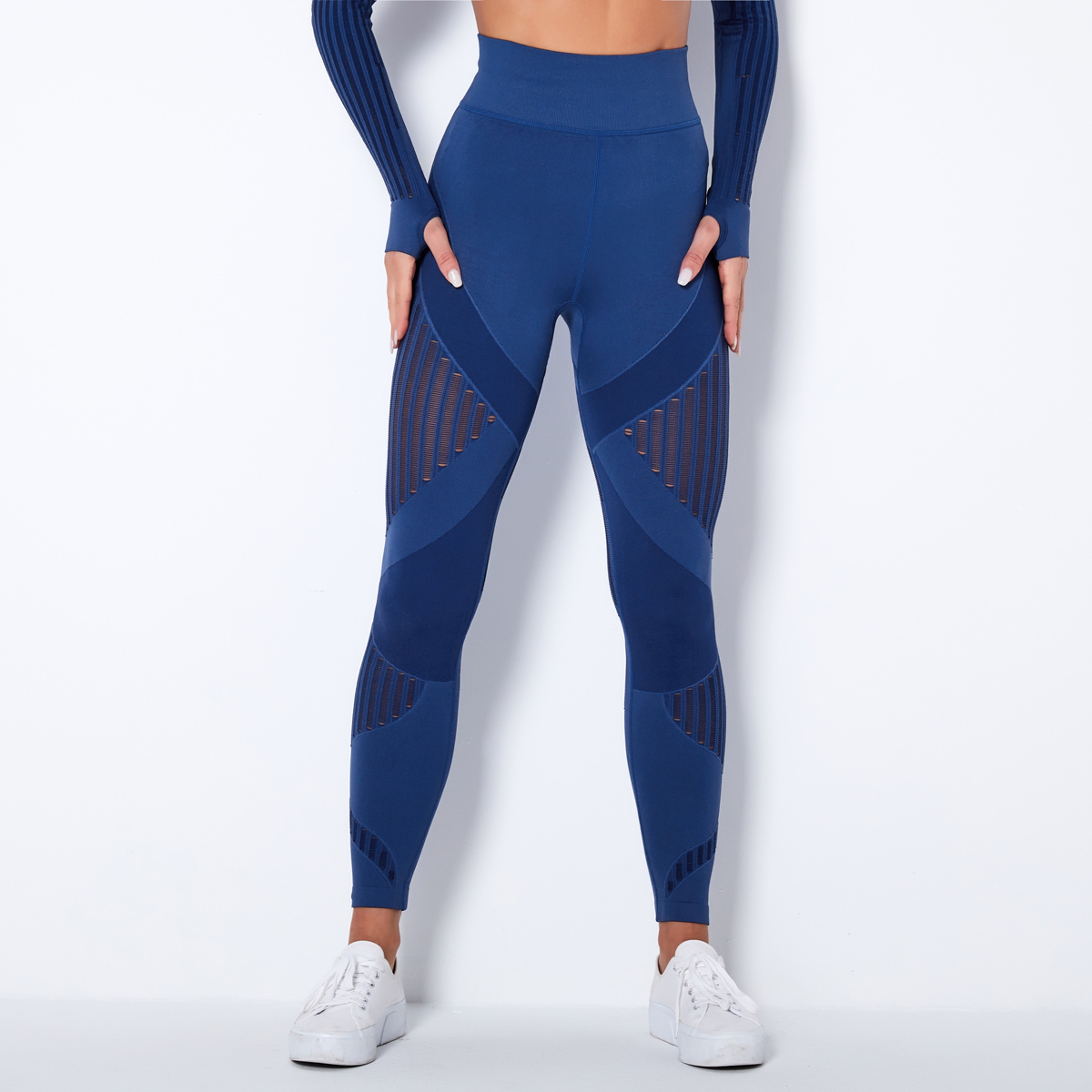 Womens High Waisted Seamless Yoga Leggings With Breathable Stretch Fabric 12