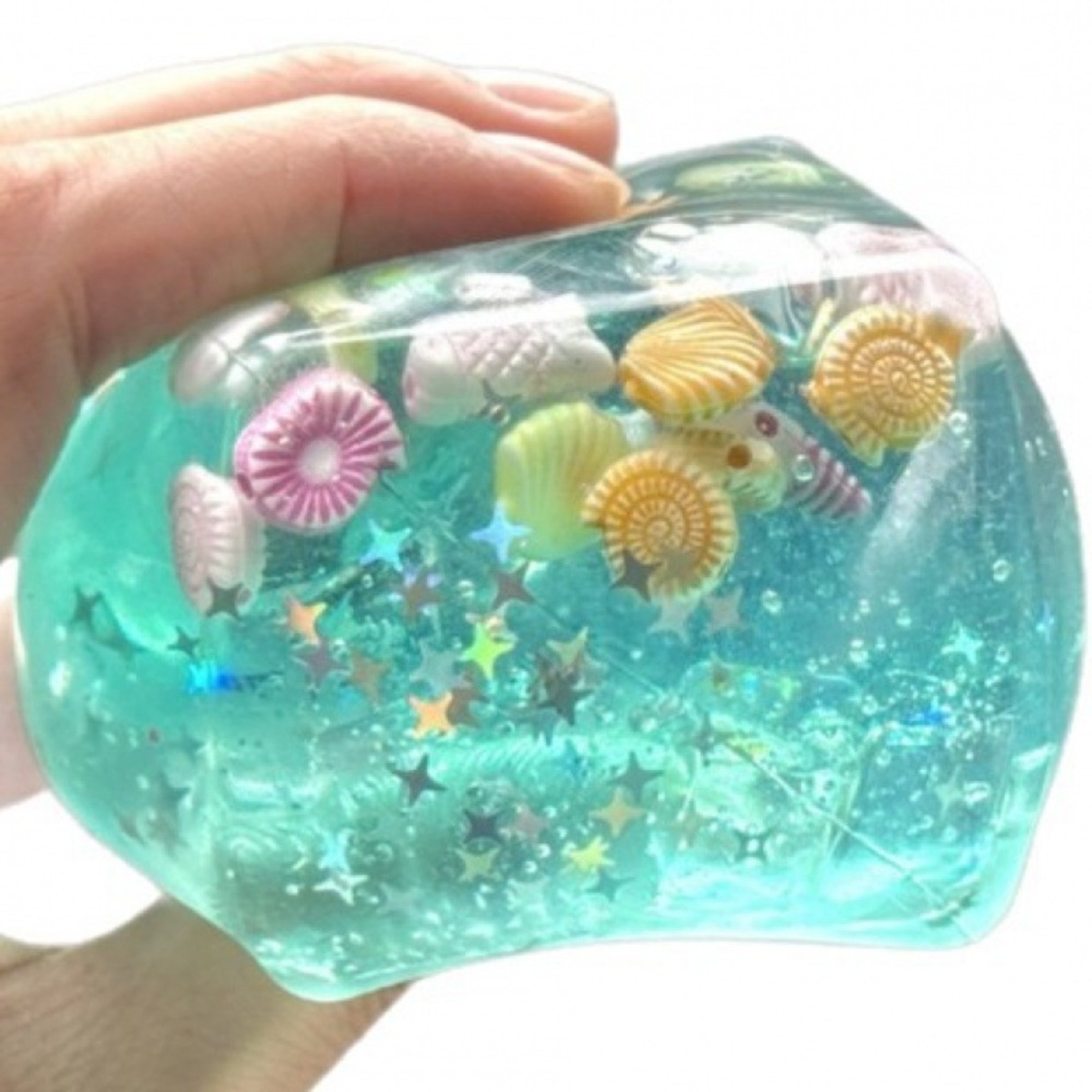 Squishy Ocean Ice Cube Fidget Toy For Stress Relief And Sensory Play 0