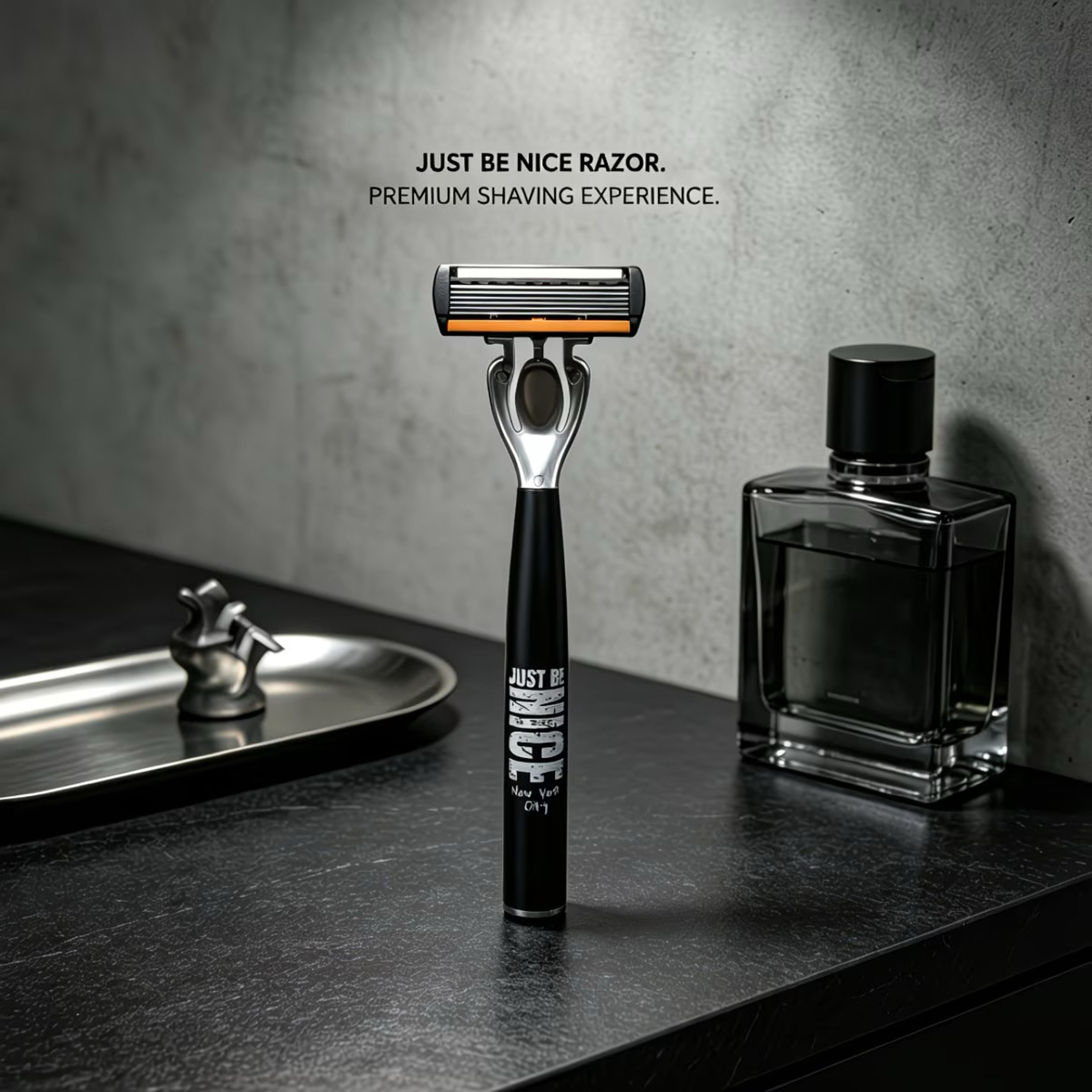 Mens Manual Safety Razor With 6 Stainless Steel Blades And Aloe Vera Strip 3