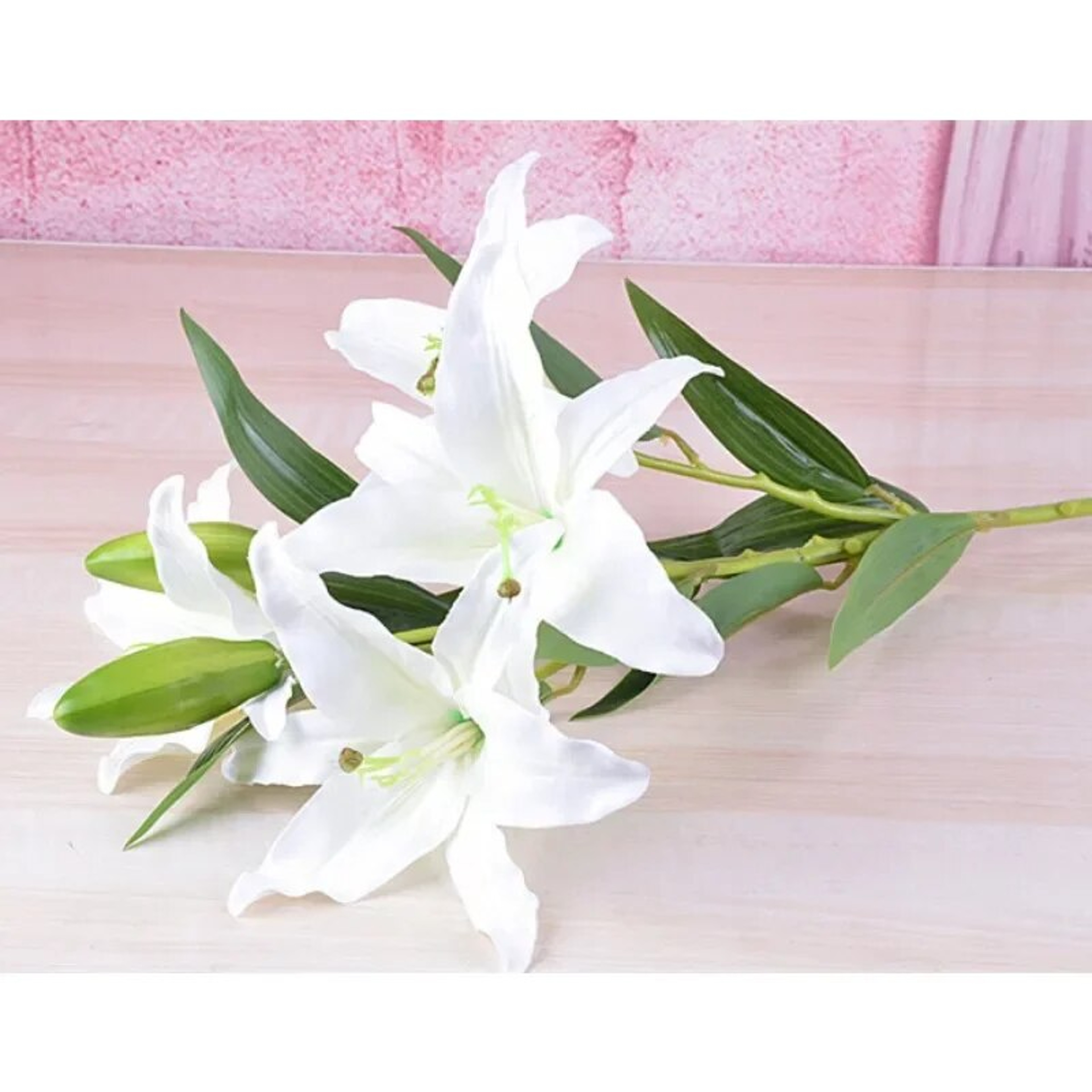 Artificial Lilies Bouquet: 6 Heads for Wedding & Home Decor – view 5