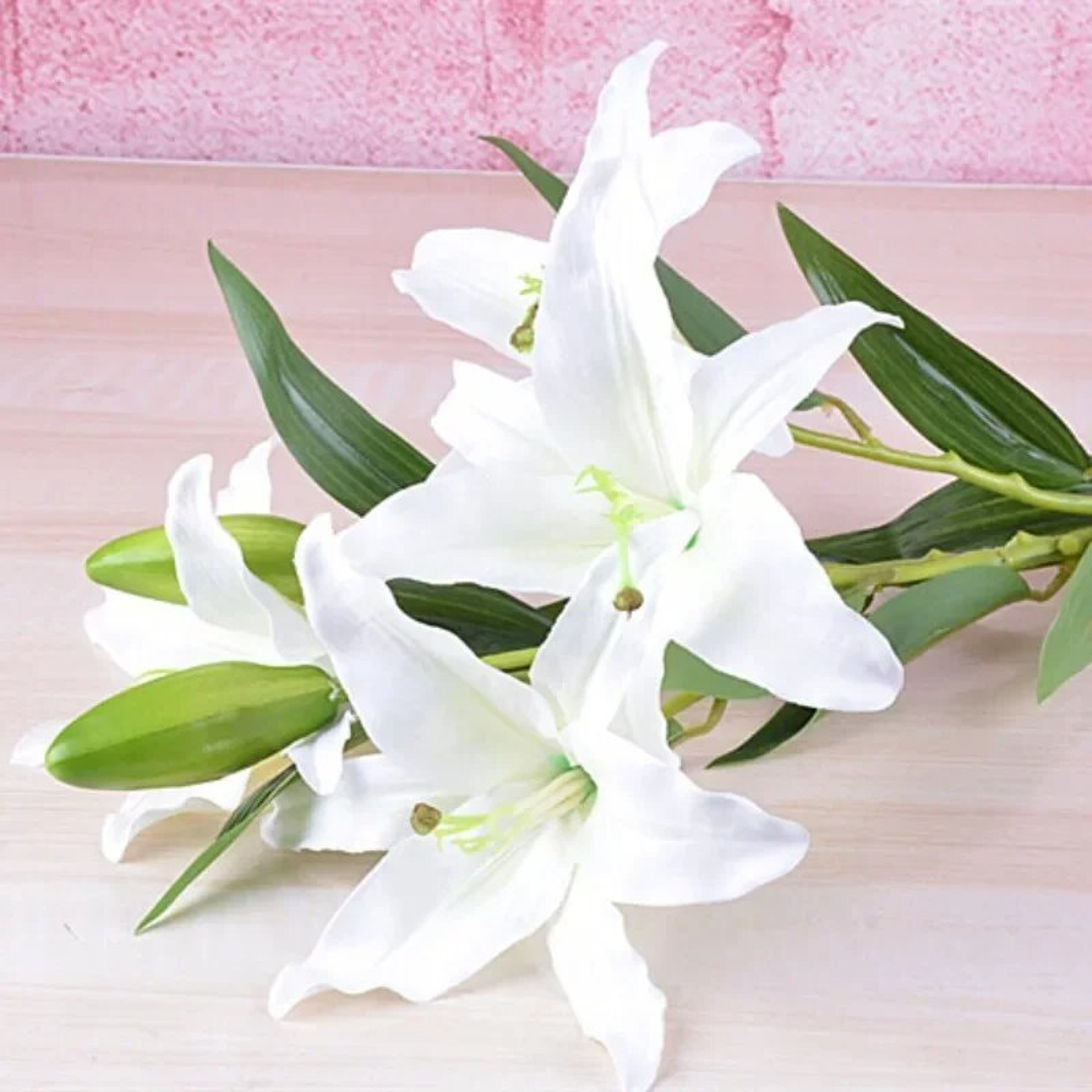 Artificial Lilies Bouquet: 6 Heads for Wedding & Home Decor – view 7