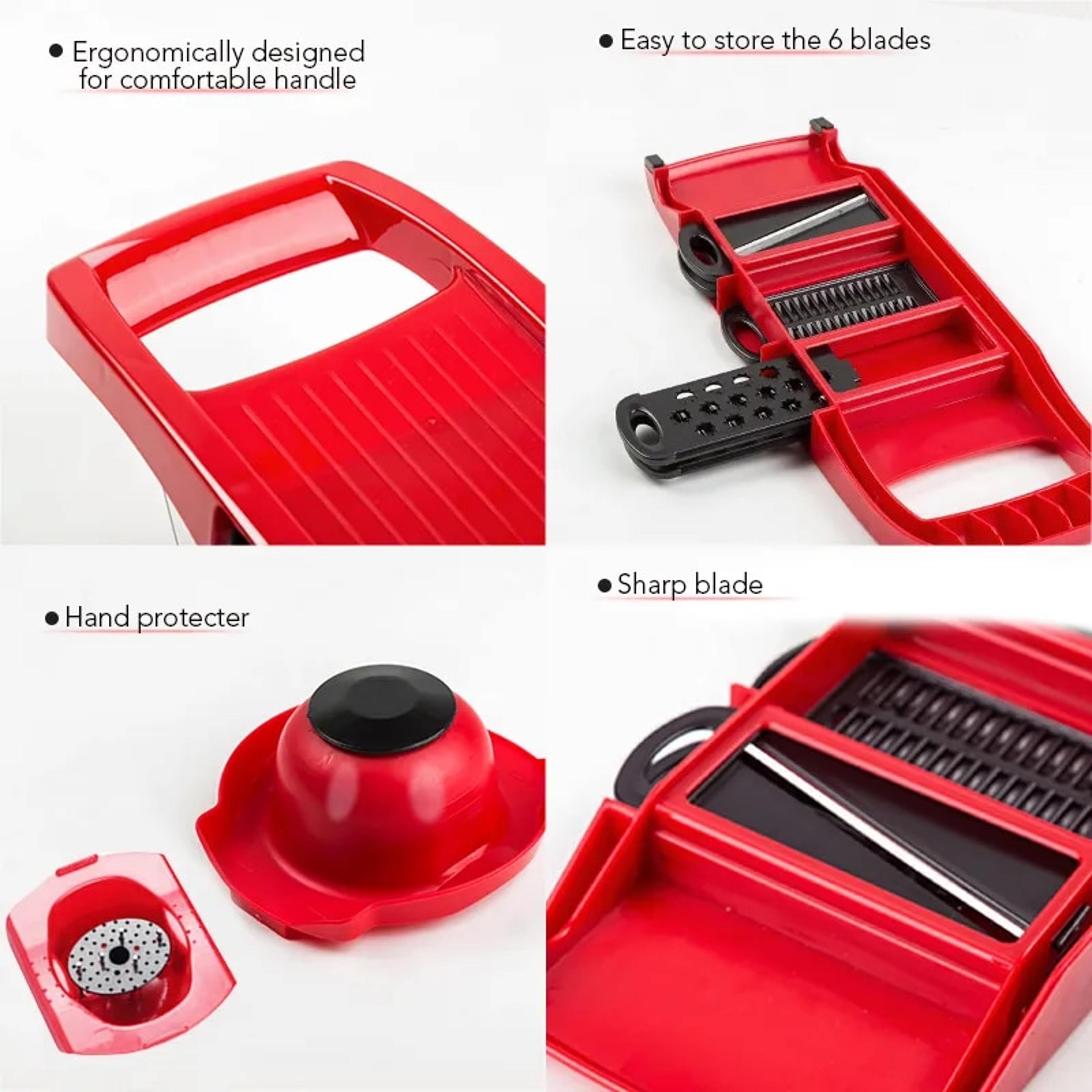 Myvit Vegetable Cutter: Steel Blade Slicer, Potato Peeler, Cheese Grater & More - Kitchen Accessories – view 5