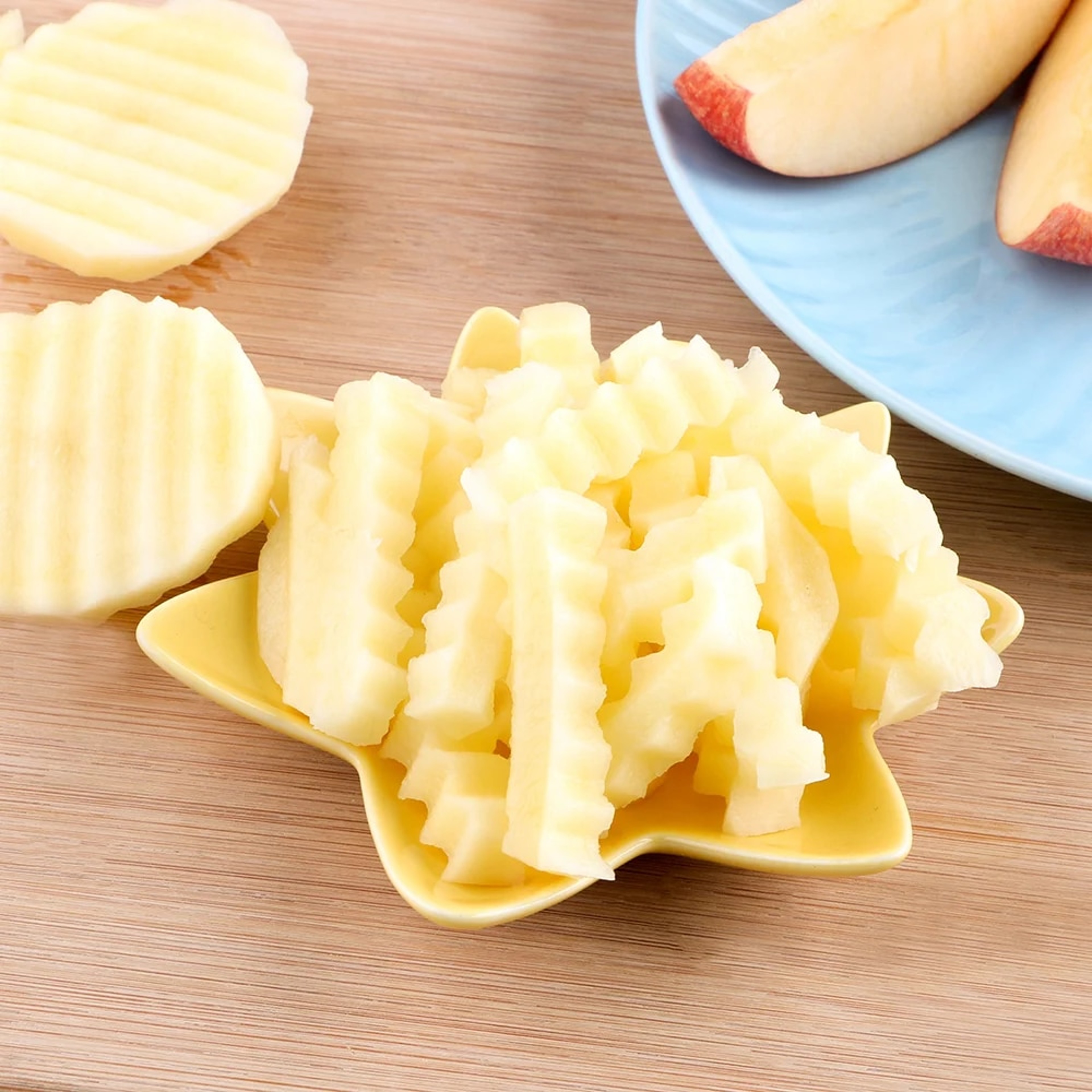 Multi-Functional Stainless Steel 5pcs Set: Kitchen Utensils for Apple, Pear, Potato Chips, Vegetable, and Fruit – view 2