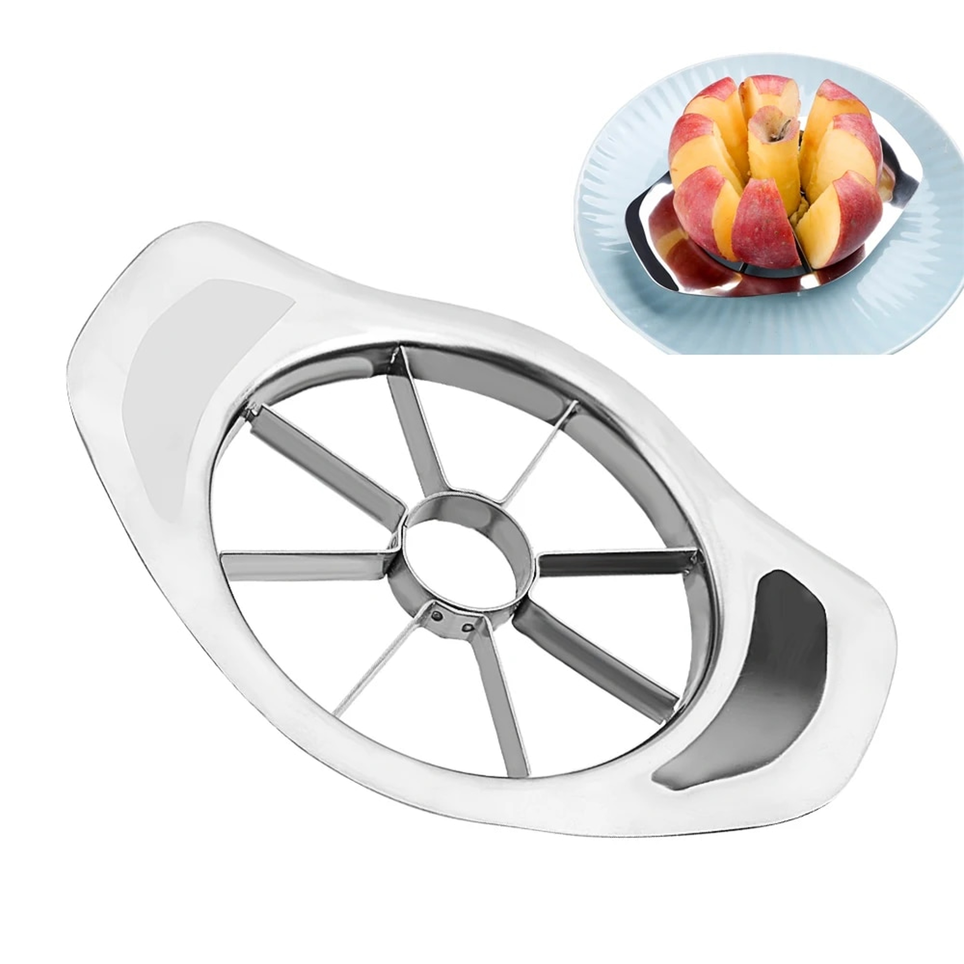 Multi-Functional Stainless Steel 5pcs Set: Kitchen Utensils for Apple, Pear, Potato Chips, Vegetable, and Fruit – view 7