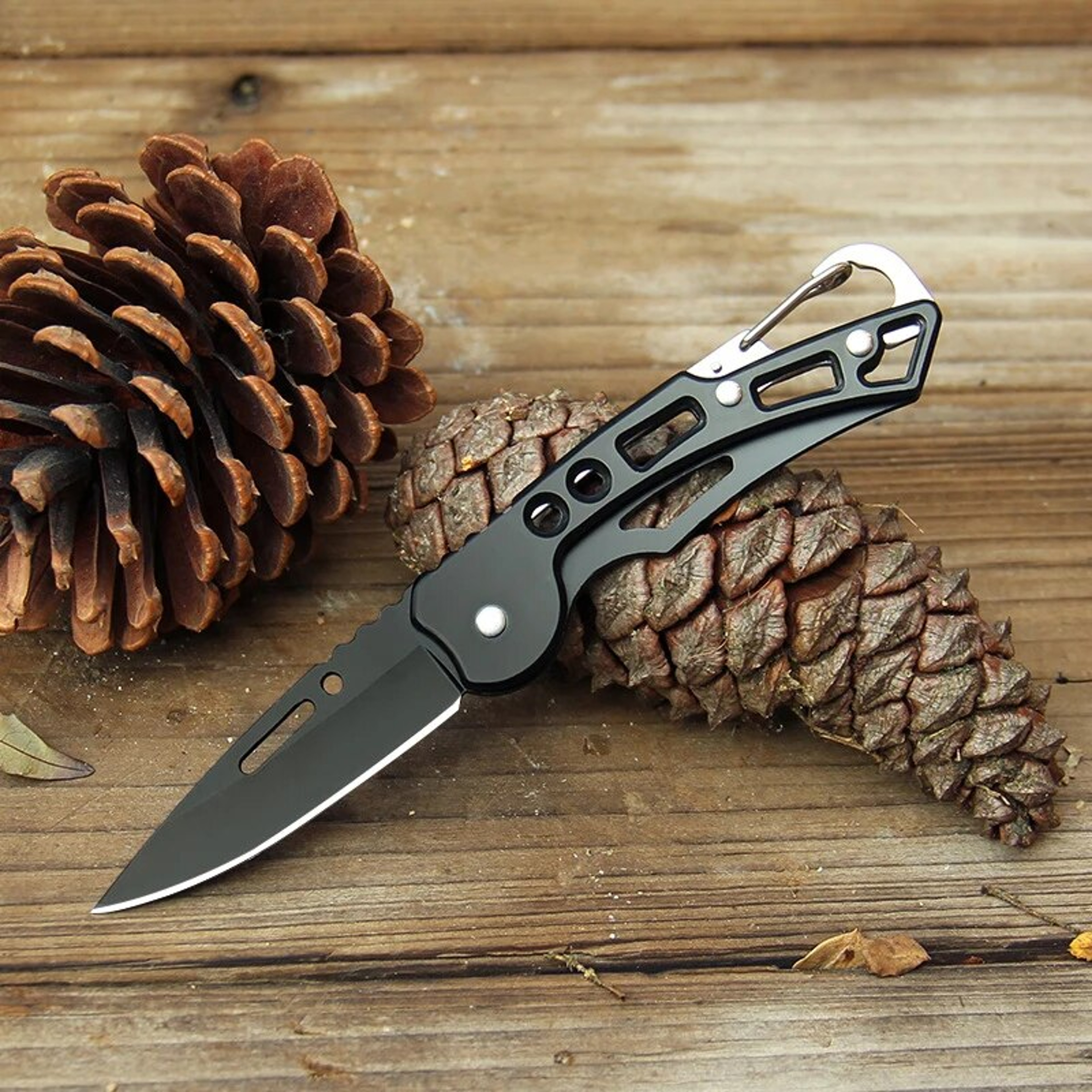 Multifunctional Folding Pocket Knife - Perfect Father's Day Gift: Outdoor Survival, Scissors, Bottle Opener, Saw, & Mor – view 3