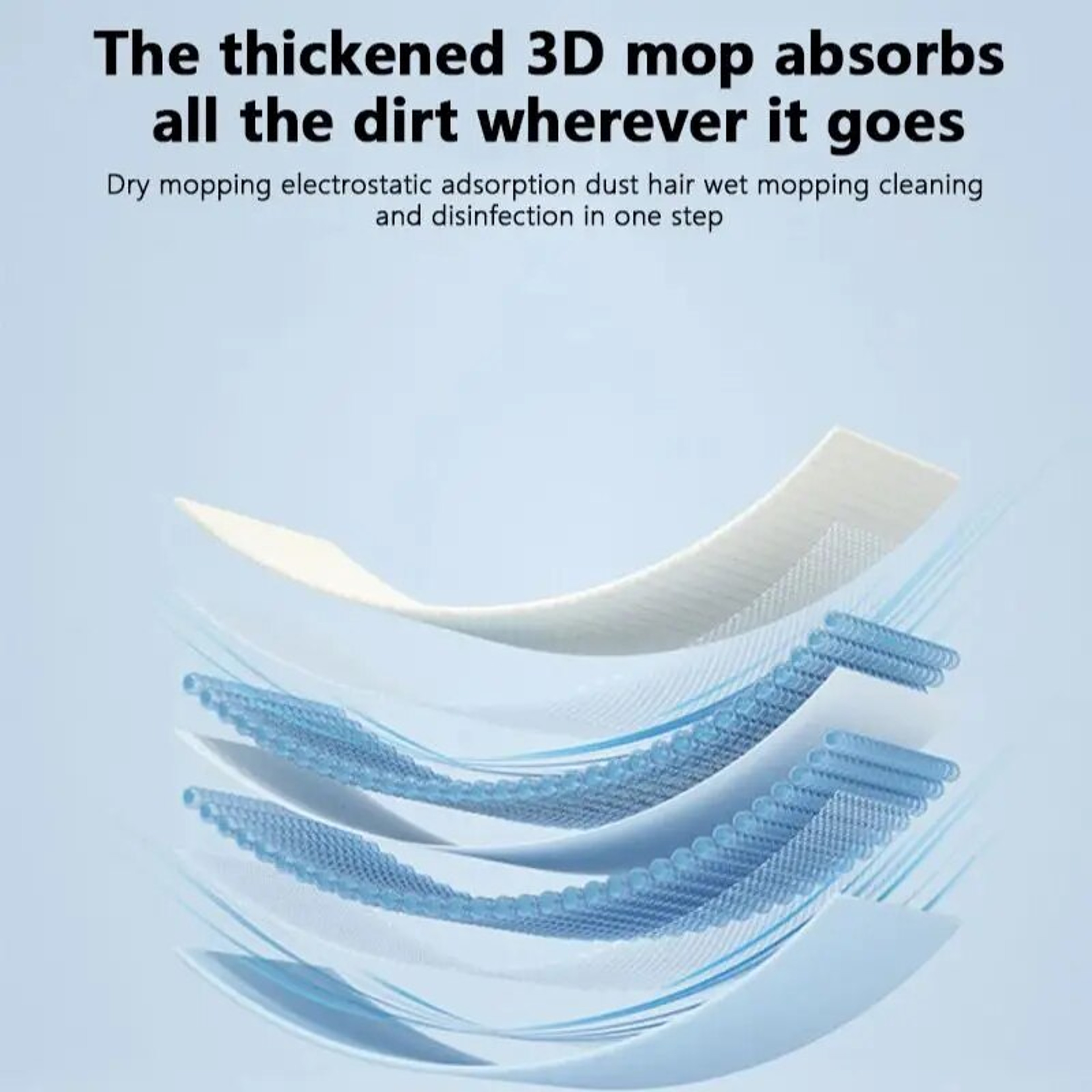 360 Rotary Spray Mop: Reusable Microfiber Cloth for Kitchen Tile Floor Cleaning – view 3
