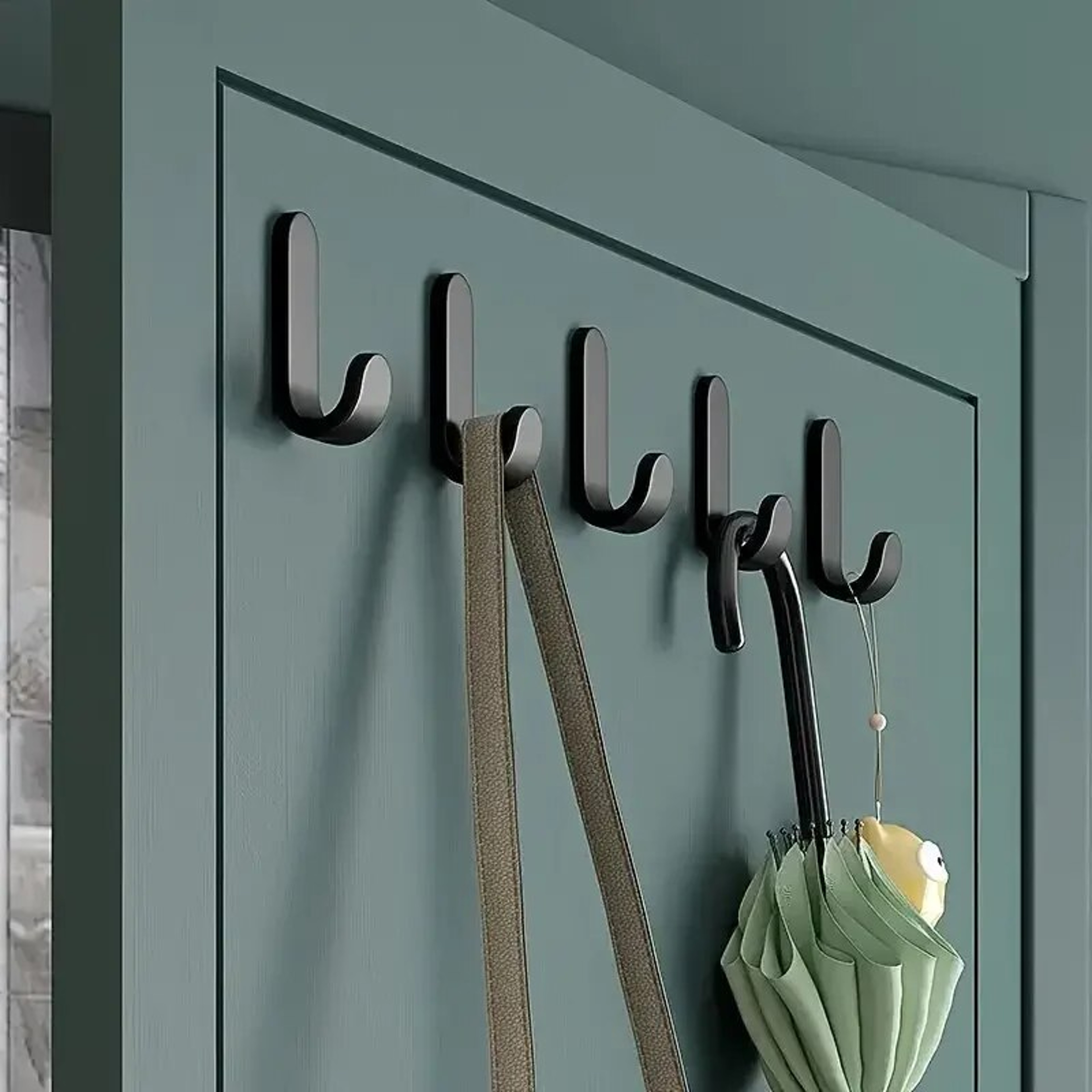 Strong SelfAdhesive Wall Adhesive Hook Waterproof Sticky Wall Hanger For Bathroom Kitchen  Keys 0