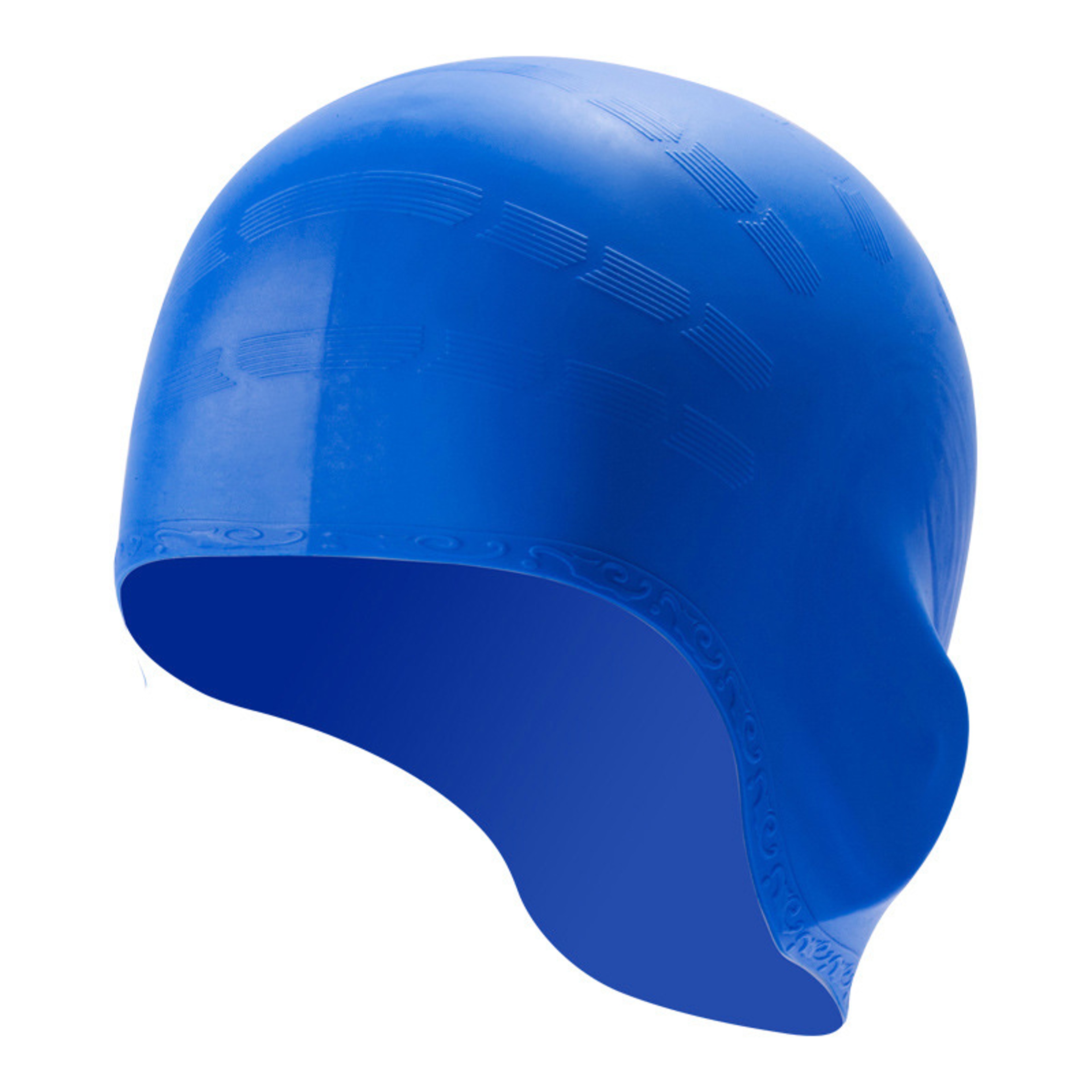 Silicone Waterproof Swim Cap With Ear Protection For Long Hair Men Women 7