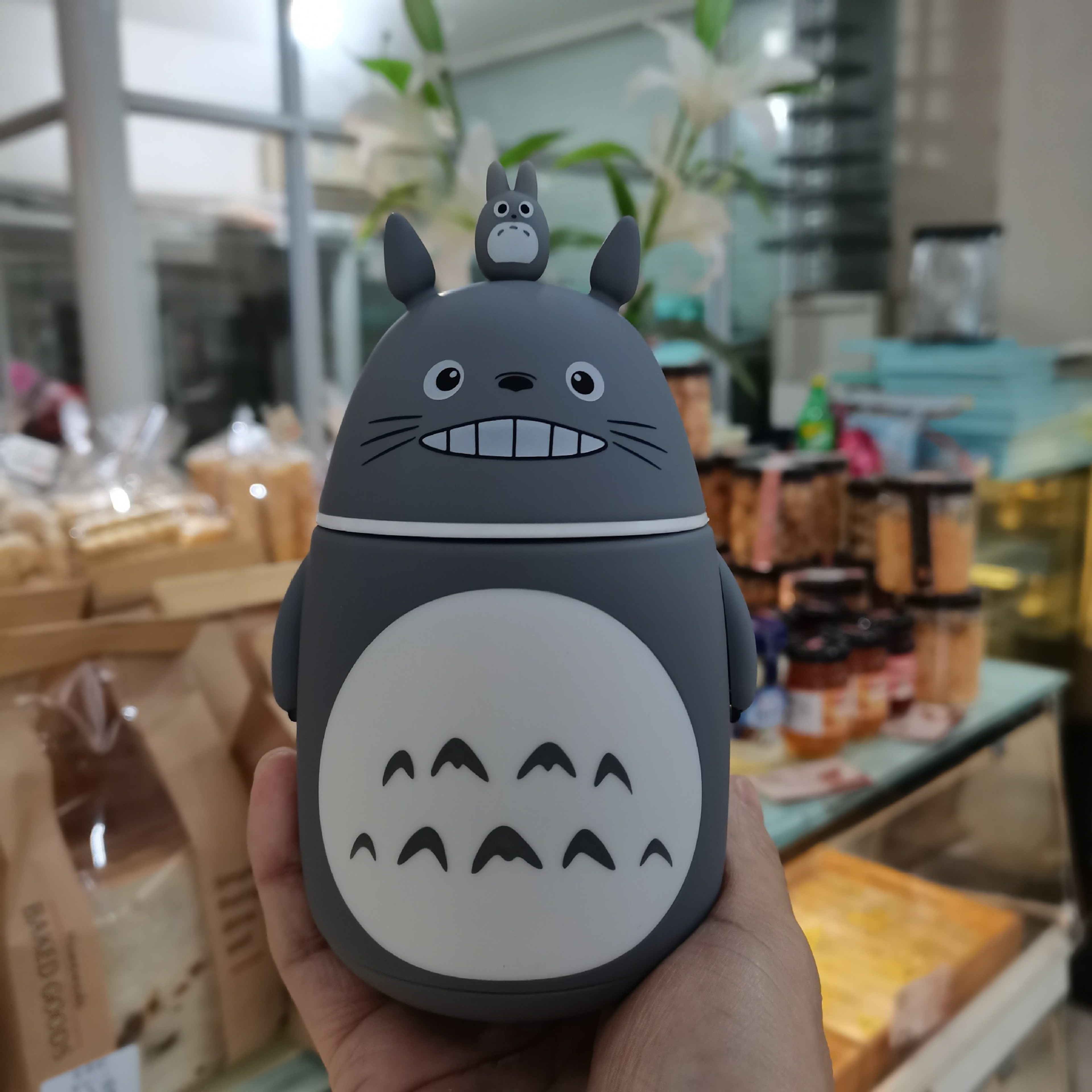 Kawaii Totoro Glass Cup Figurine Totoro Cup Collectible Anime Decor Gift 5