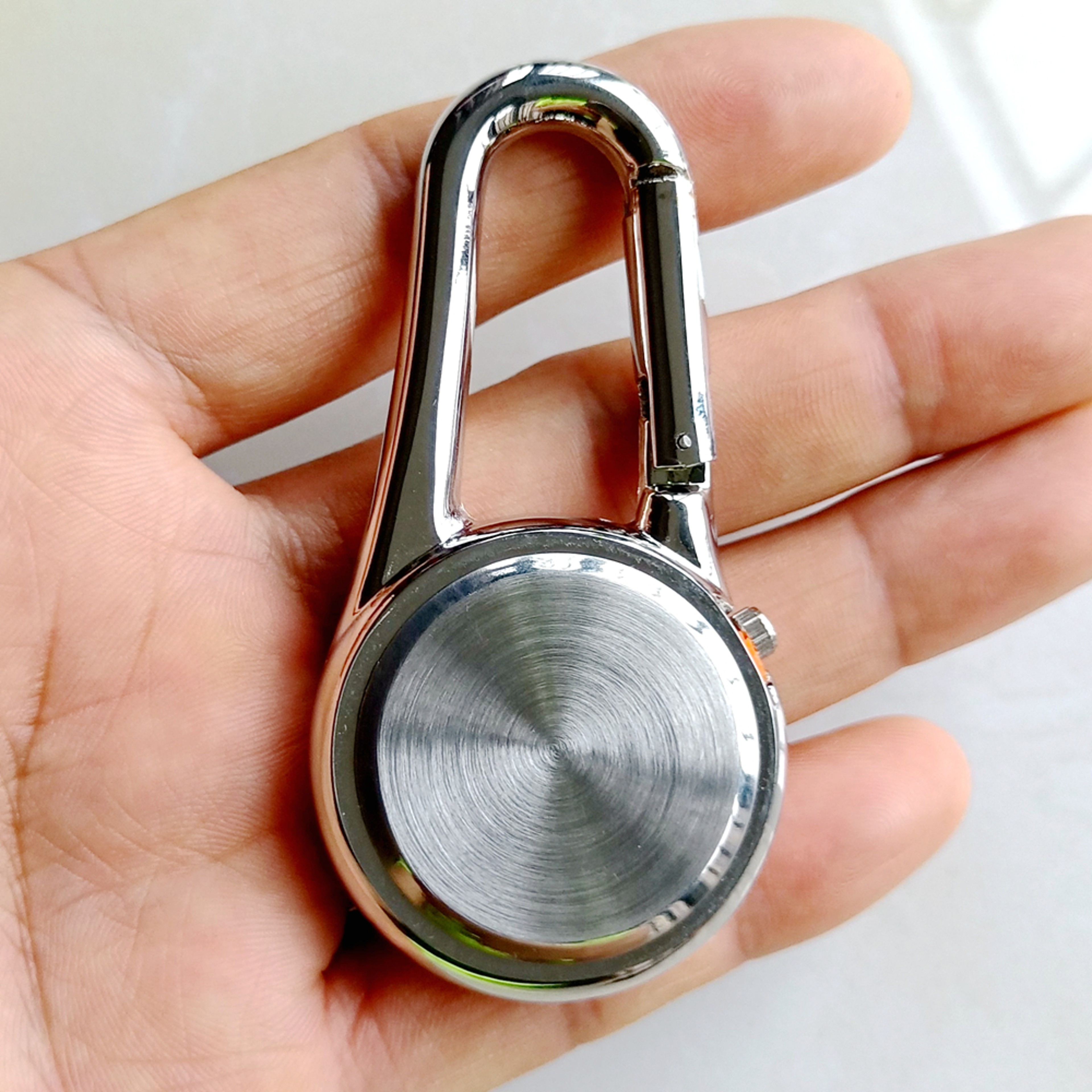 Luminous Carabiner Pocket Watch Keychain Clip For Nurses Students And Outdoor Use 5