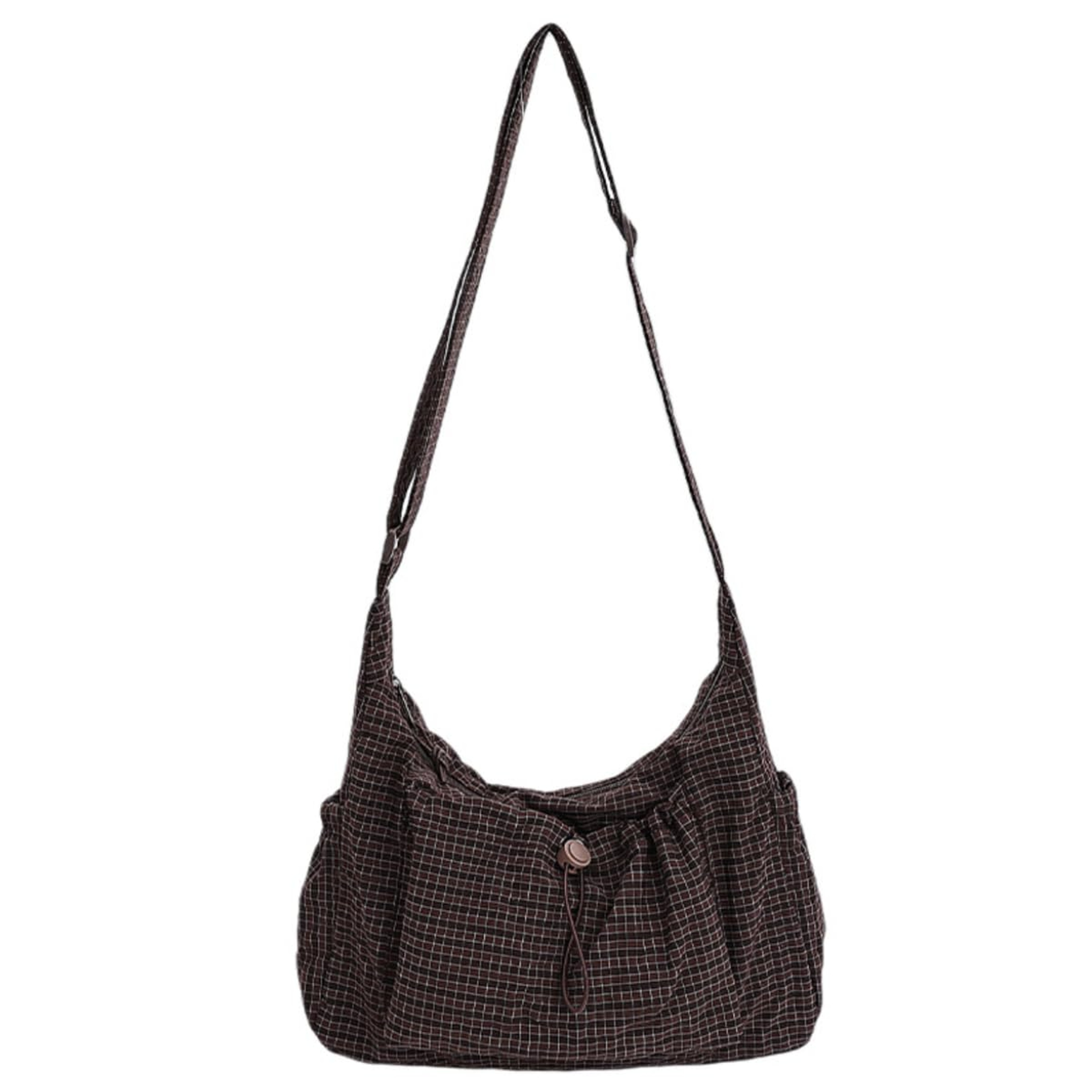 Korean Plaid Crossbody Bag Lightweight Quilted Shoulder Tote for Everyday Style – view 7