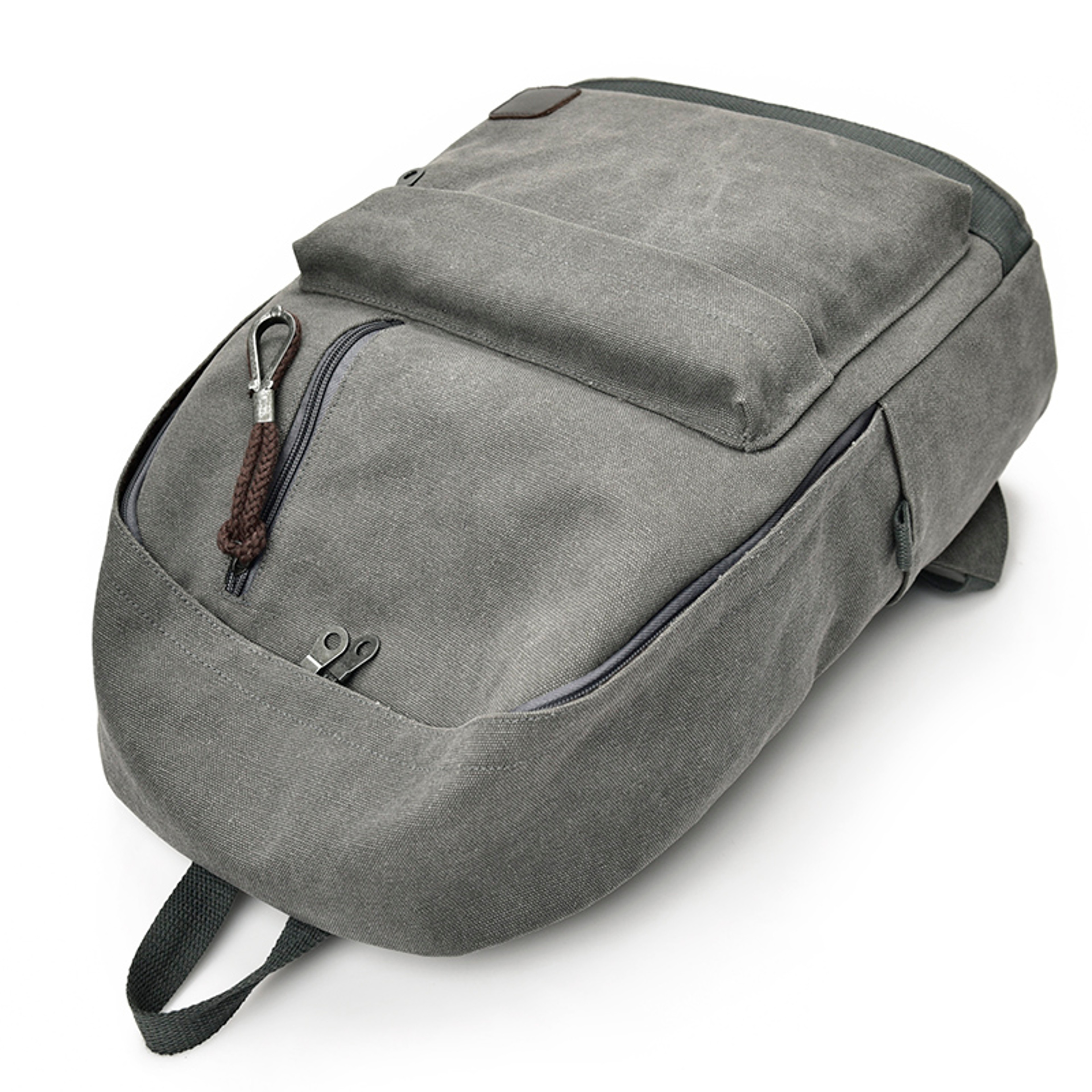 Large Capacity Canvas Backpack For Teens School Travel Laptop Bag 3
