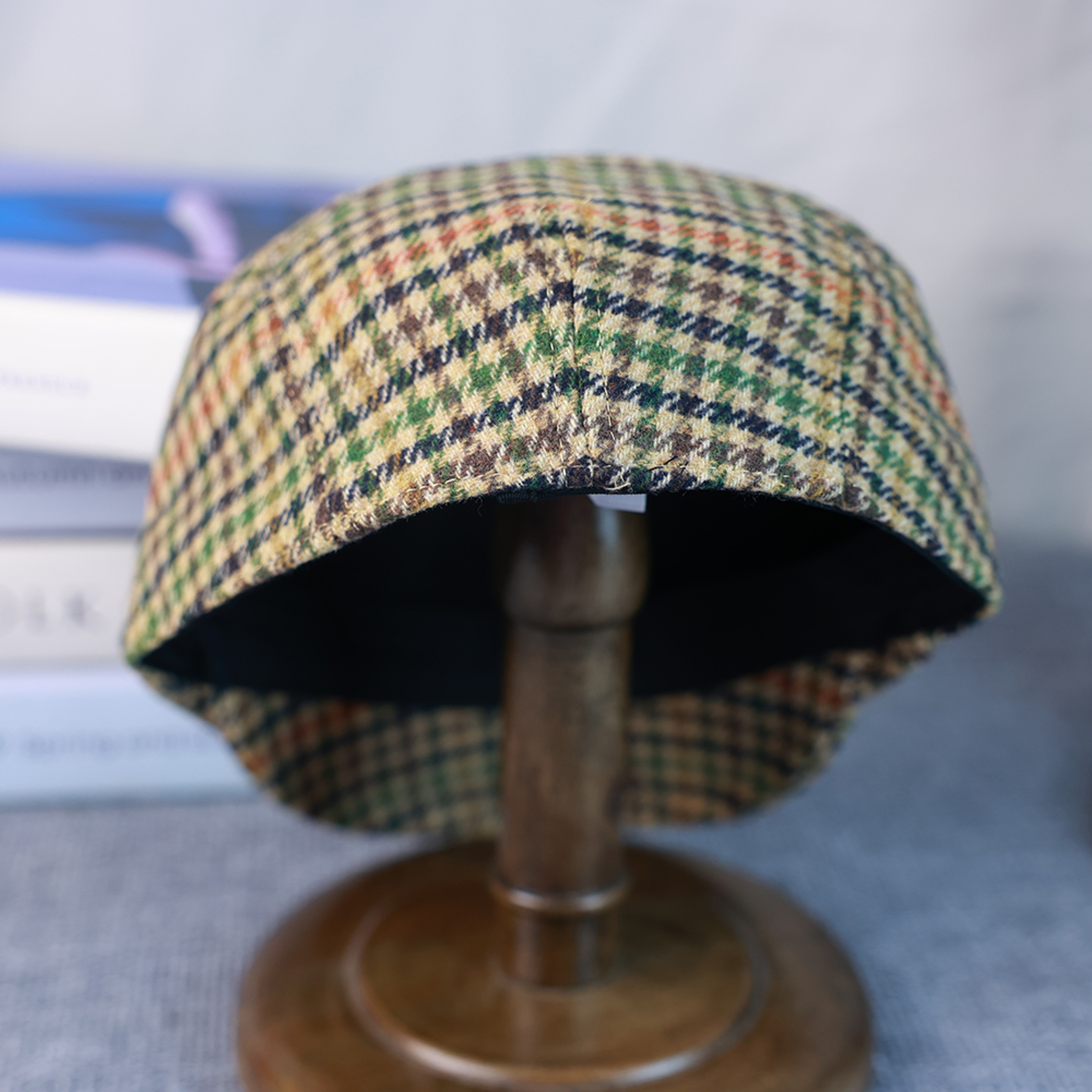 Vintage Plaid Newsboy Cap Flat Ivy Hat For Men And Women 4