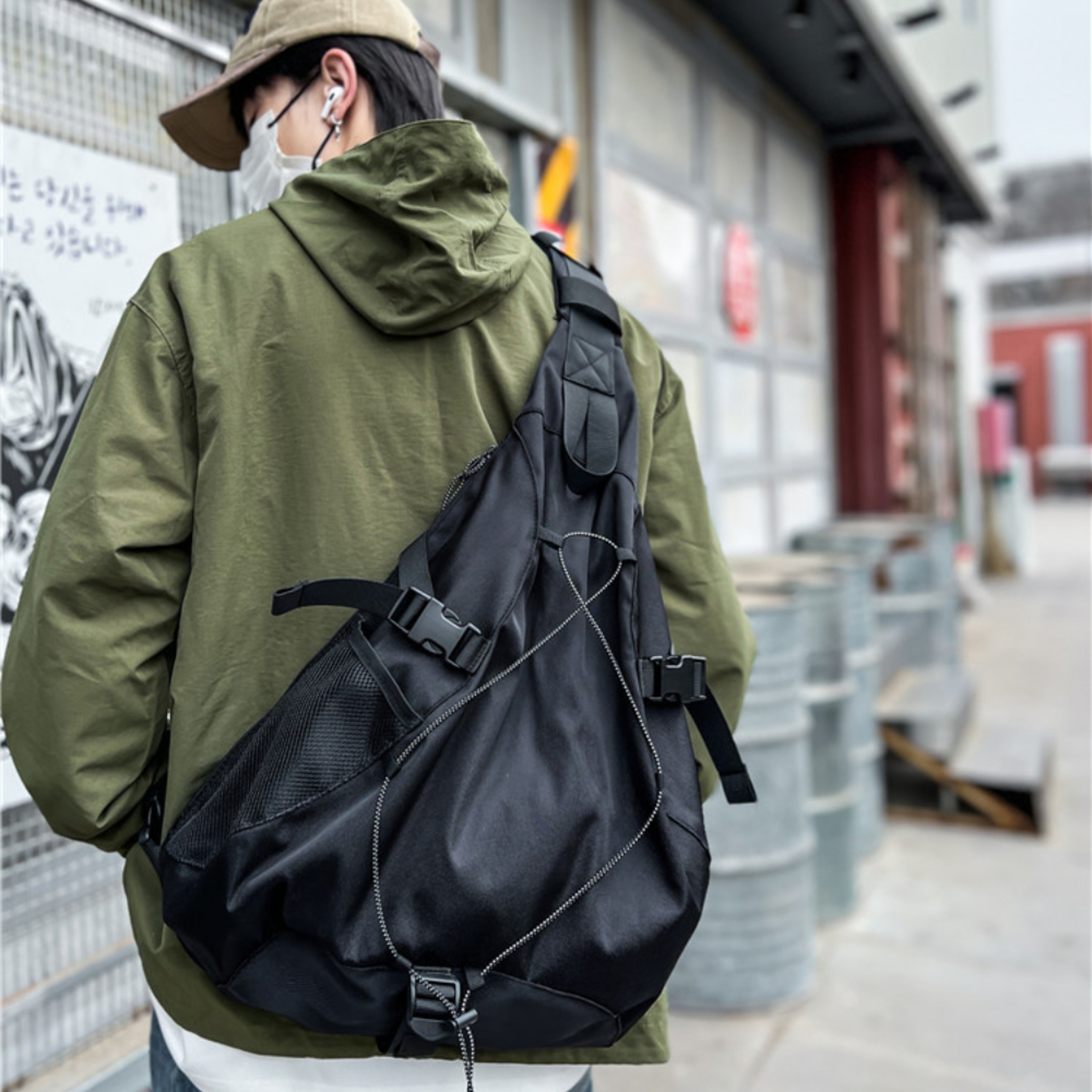 UrbanFlex Mens Crossbody Bag Large Capacity Travel Chest Sling 2