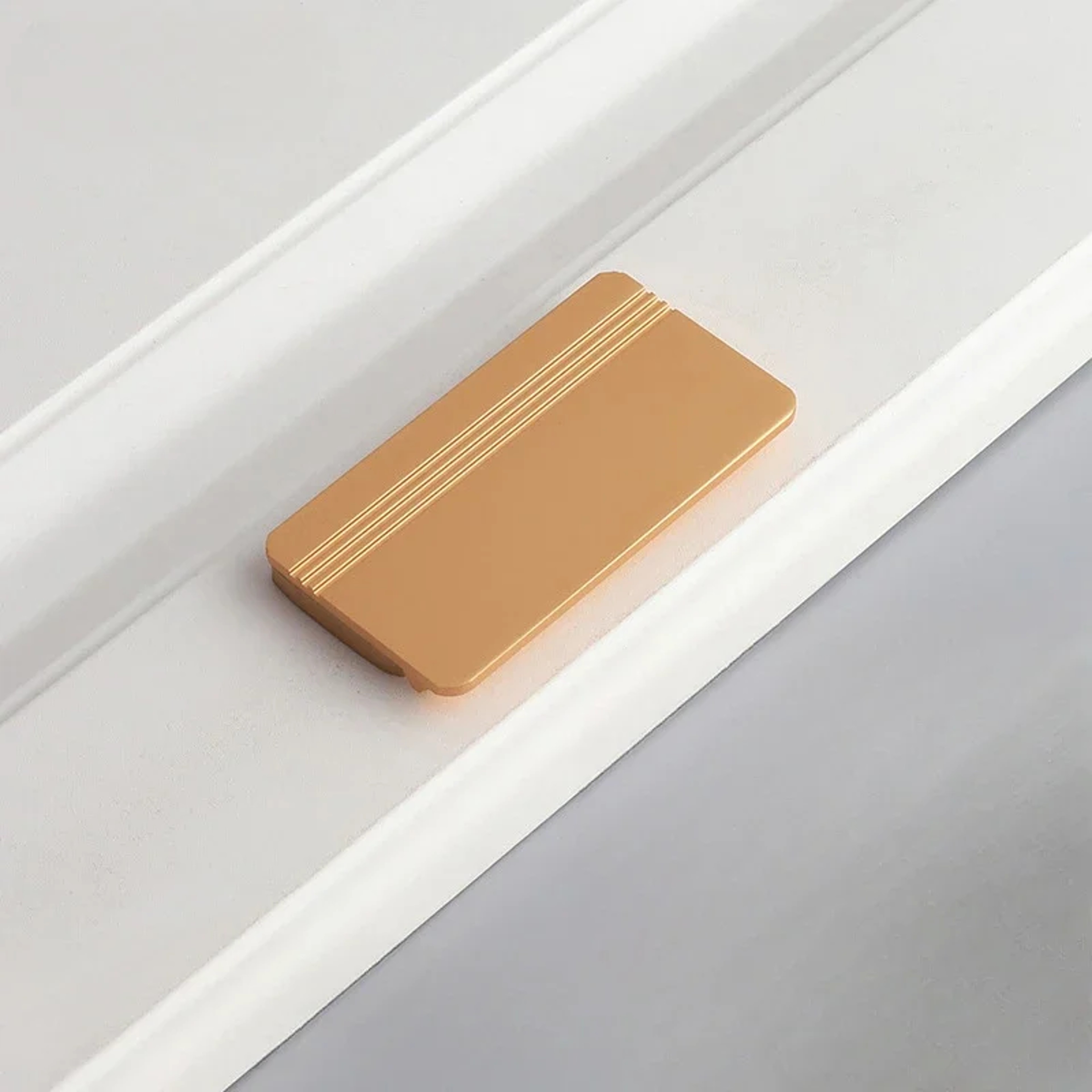 Minimalist Hidden Drawer Pull Handle Aluminum Folding Cabinet Handle – view 6