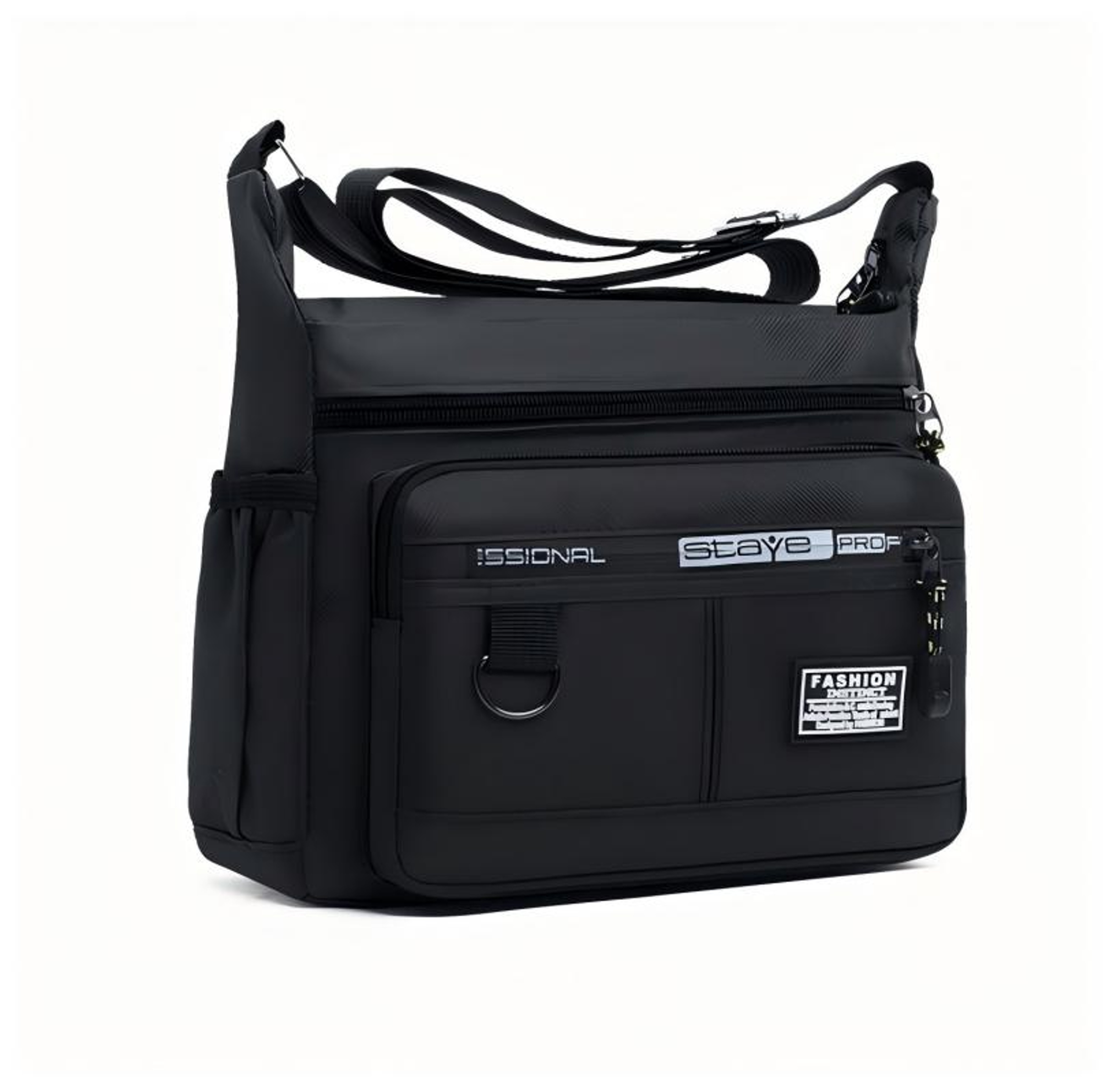 UrbanFlex Oxford Crossbody Messenger Bag With Multi Pocket Storage 5