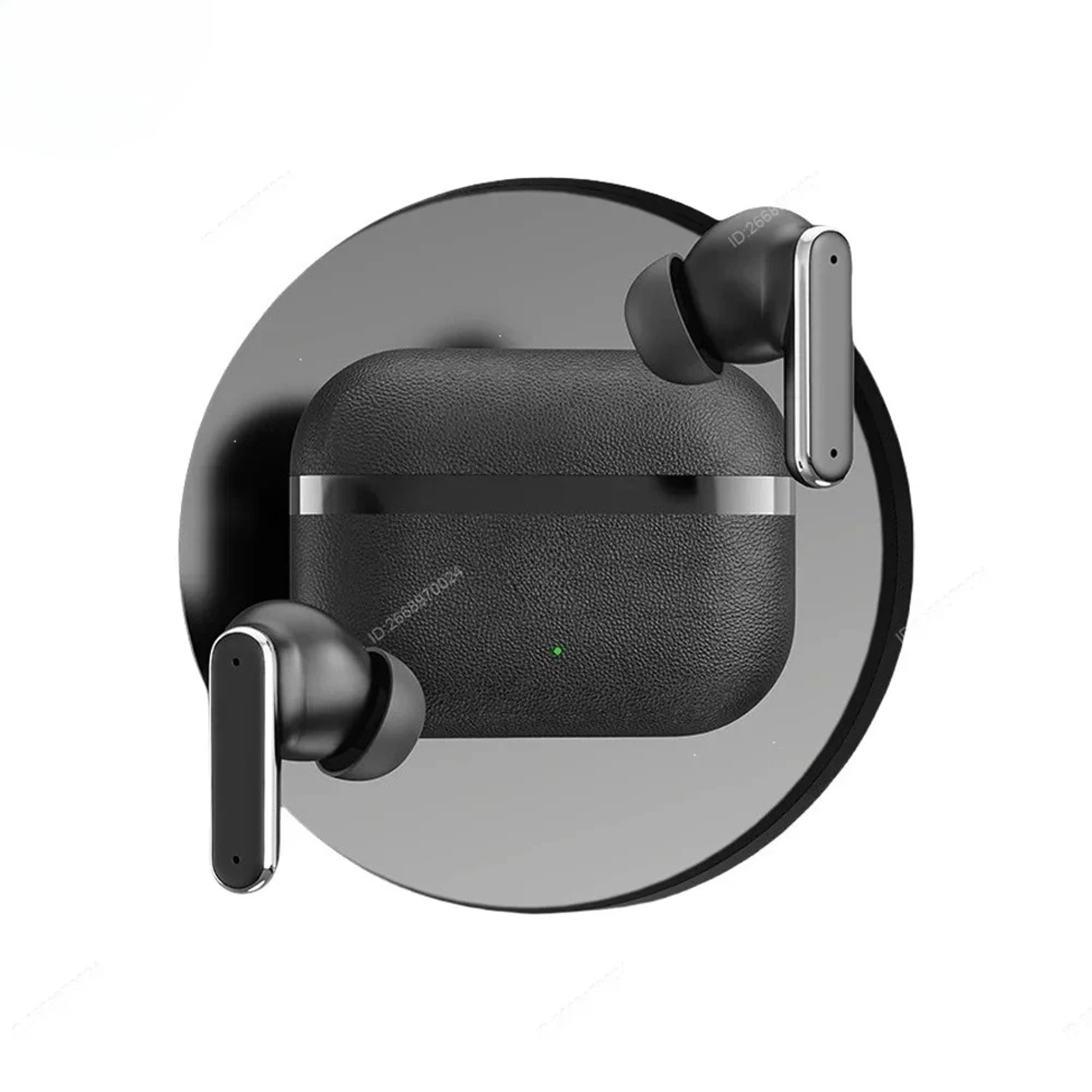 LeatherTouch Wireless Bluetooth Earbuds with Noise Cancellation & Long Battery Life – view 6
