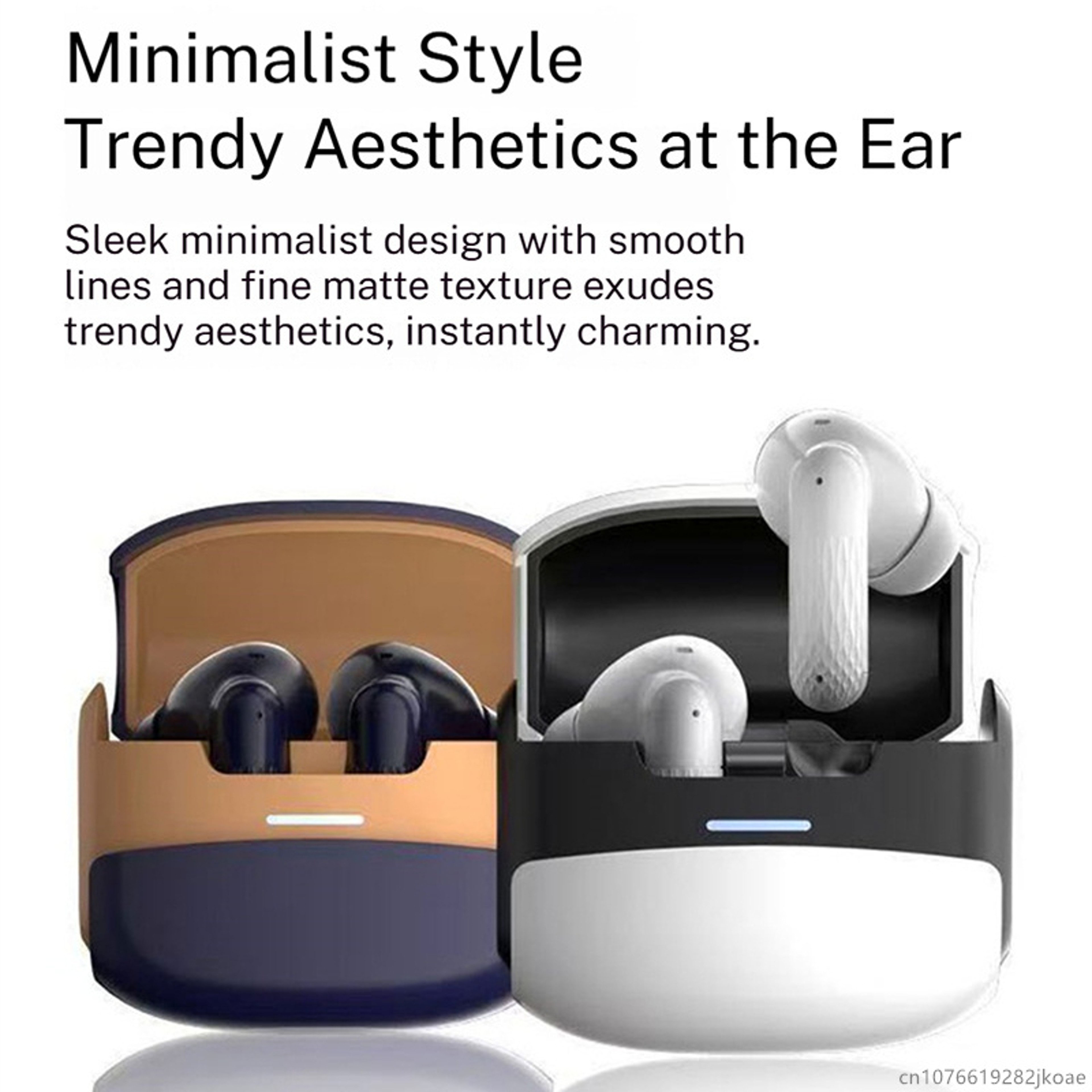 Wireless Earbuds Bluetooth Earphones HiFi Stereo Sports Headset With Noise Reduction Mic 4