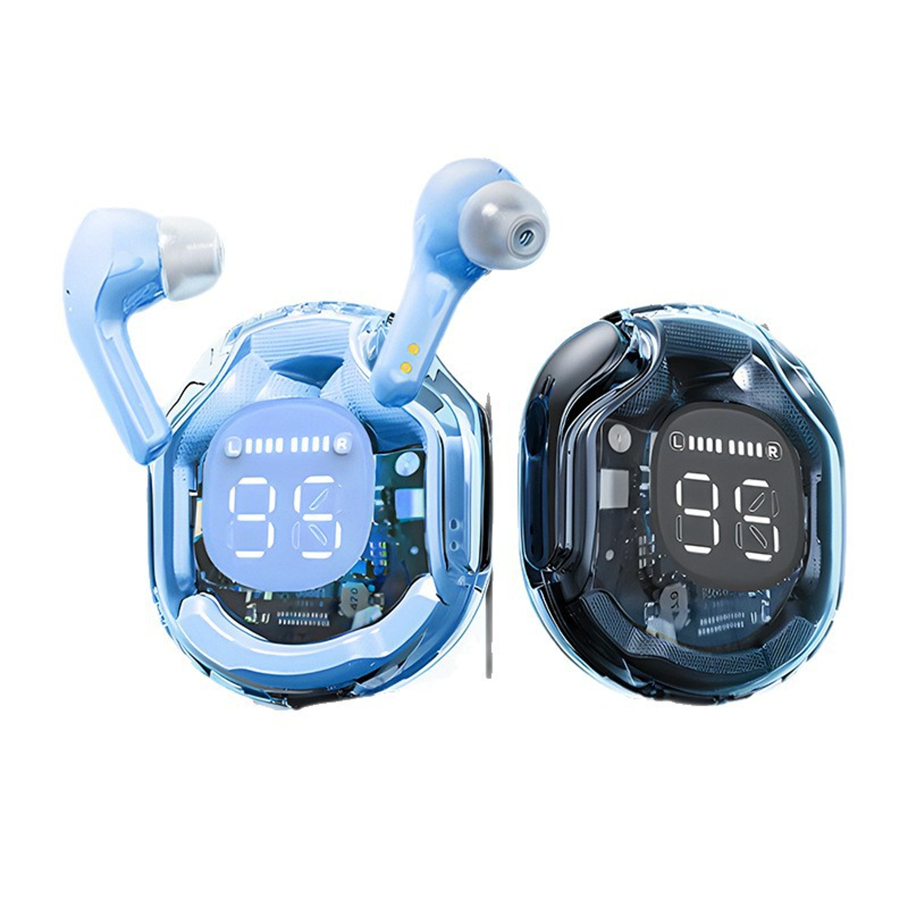 TWS Wireless Bluetooth Earbuds With Display Comfort Fit Sports Earphones 0