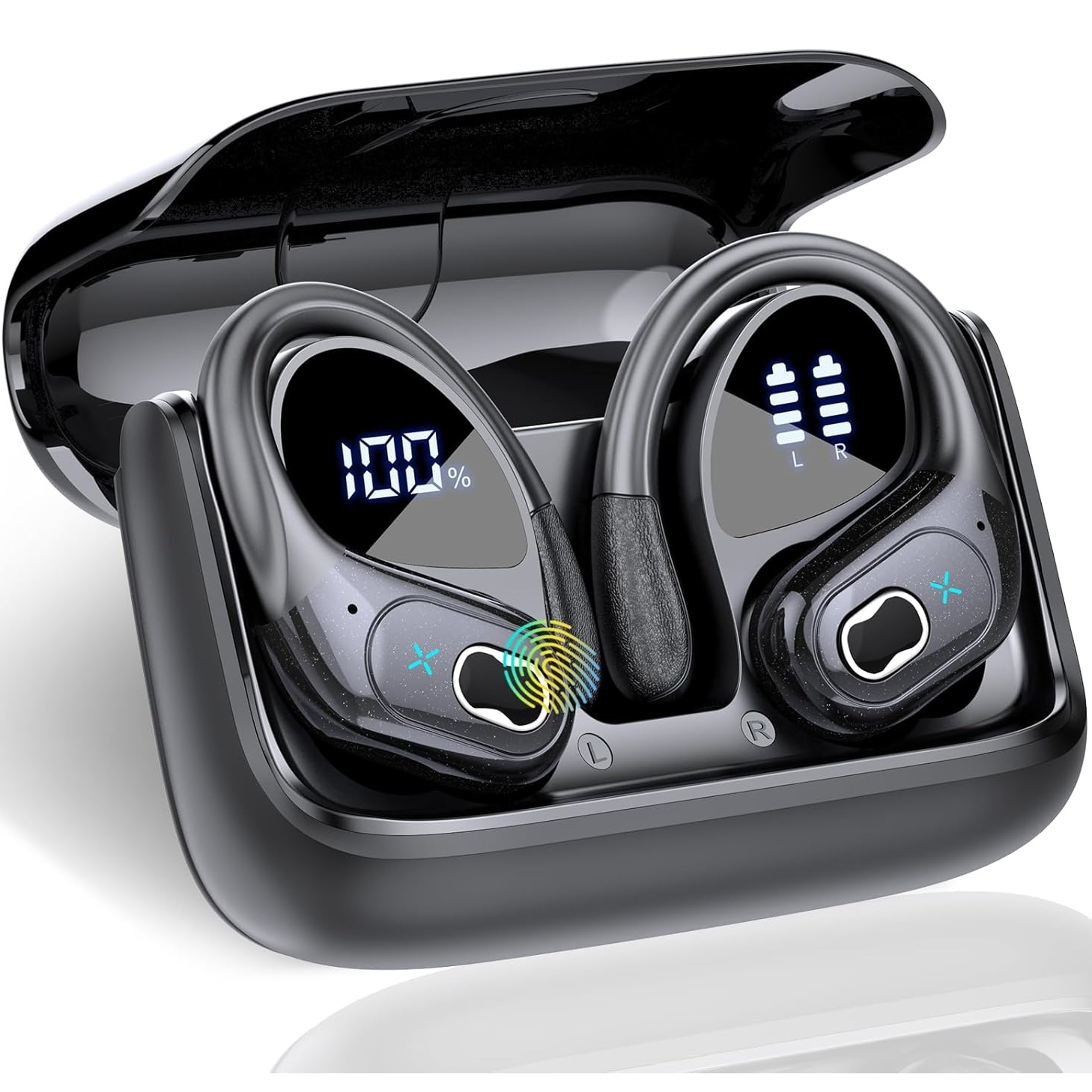 Wireless Sports Earbuds Bluetooth Noise Cancelling Waterproof Headphones with Deep Bass – view 7