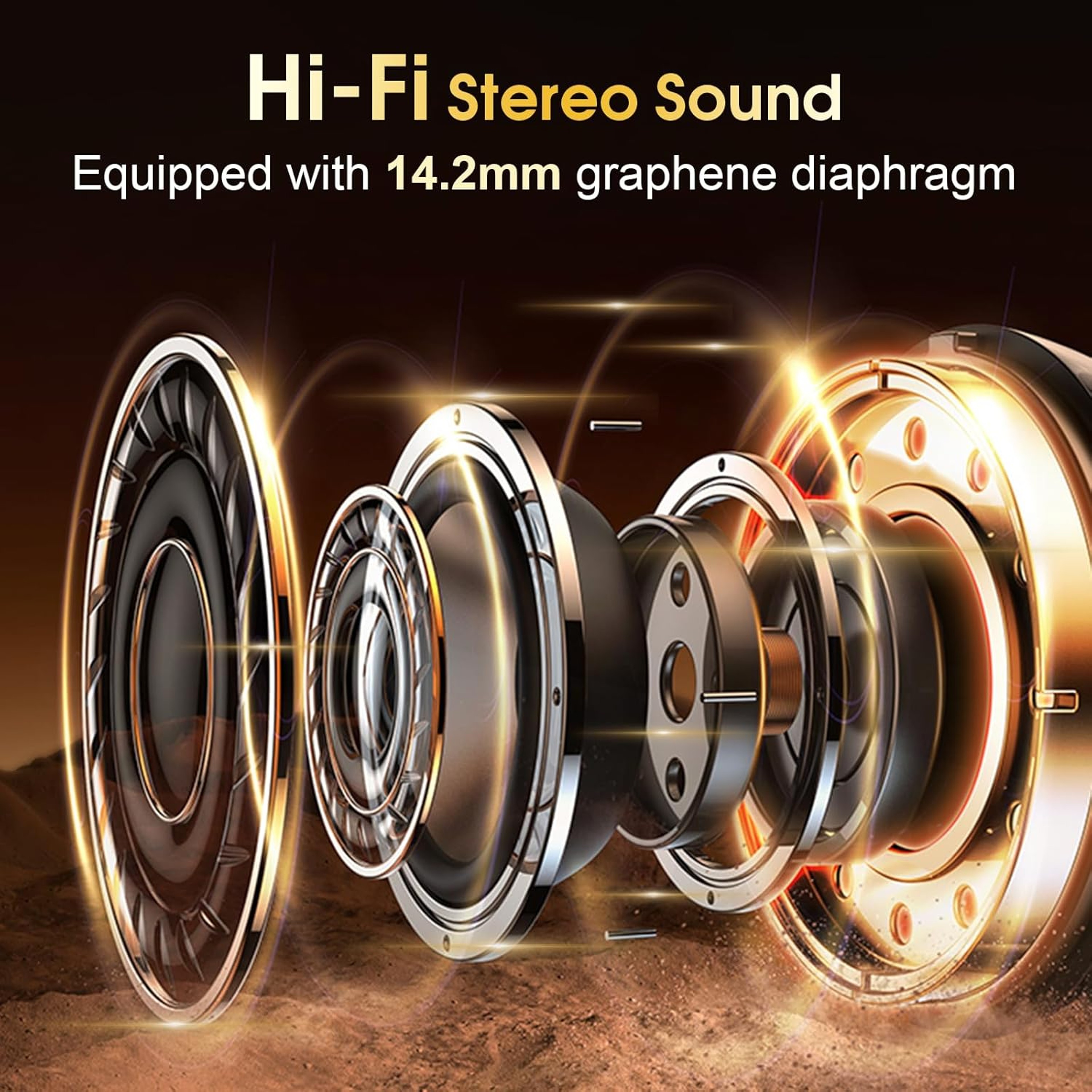 Wireless Sports Earbuds Bluetooth Noise Cancelling Waterproof Headphones with Deep Bass – view 4