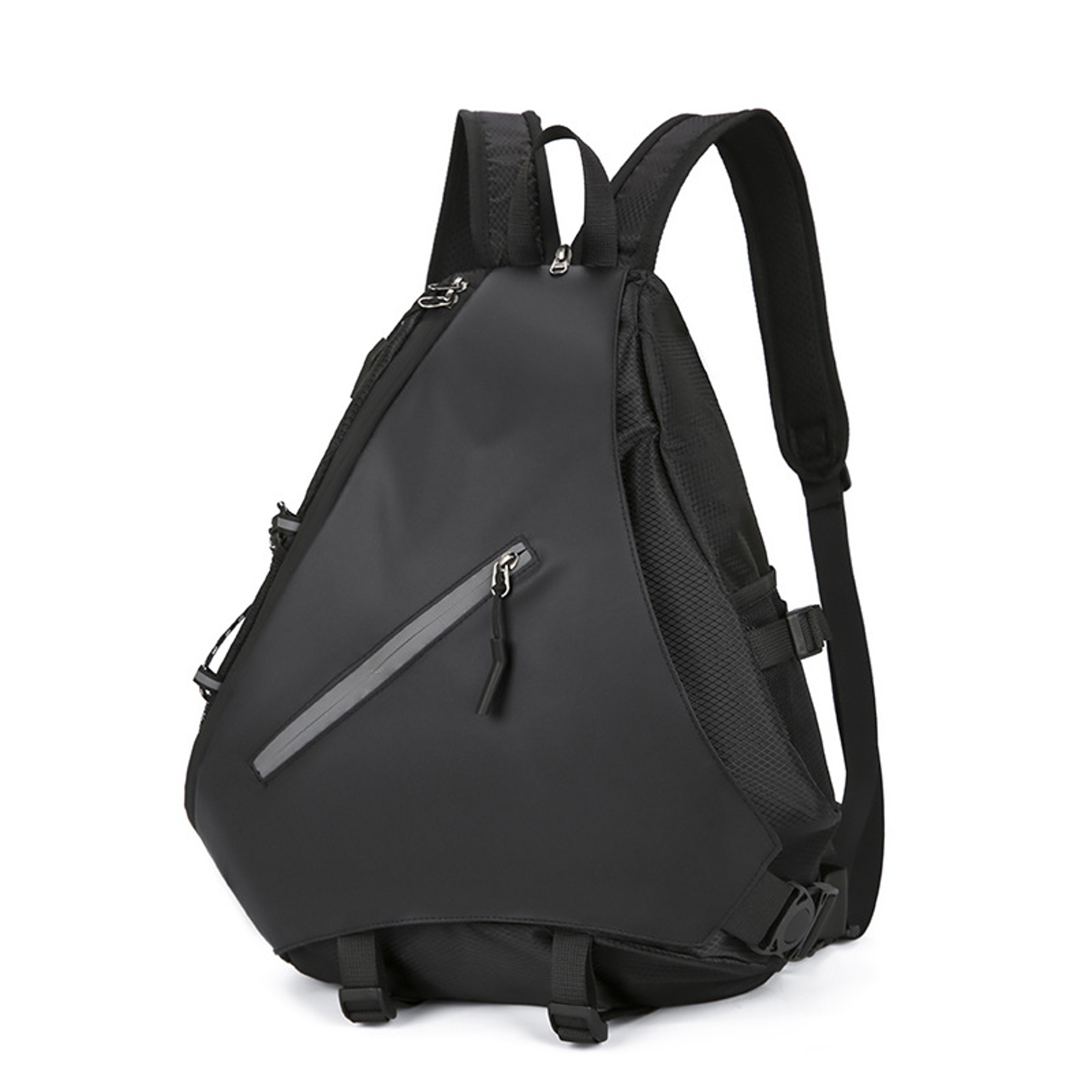 Men Crossbody Chest Bag Waterproof Large Capacity Sling Backpack 5