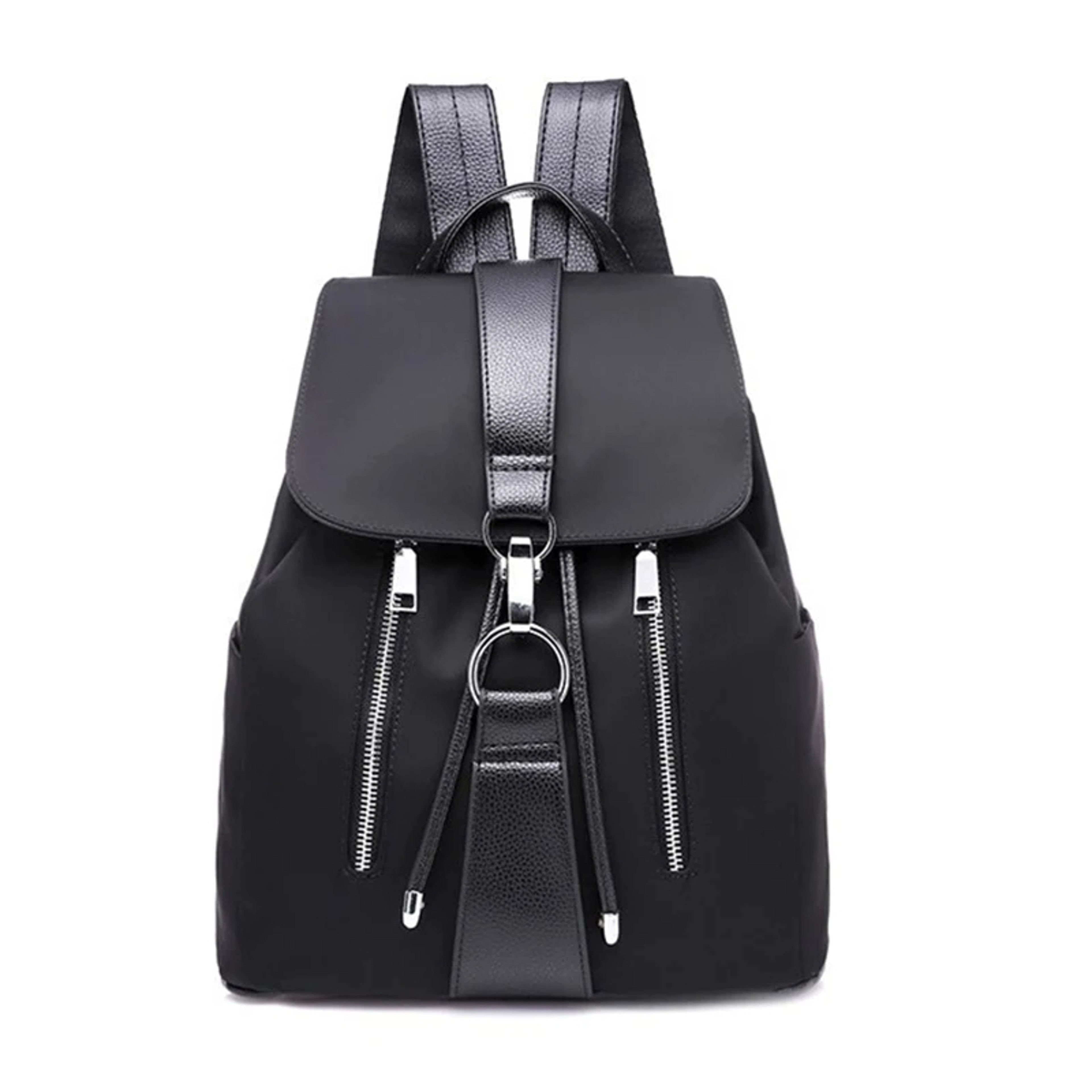 High Capacity Nylon Women Backpack Stylish Travel School Bag – view 2