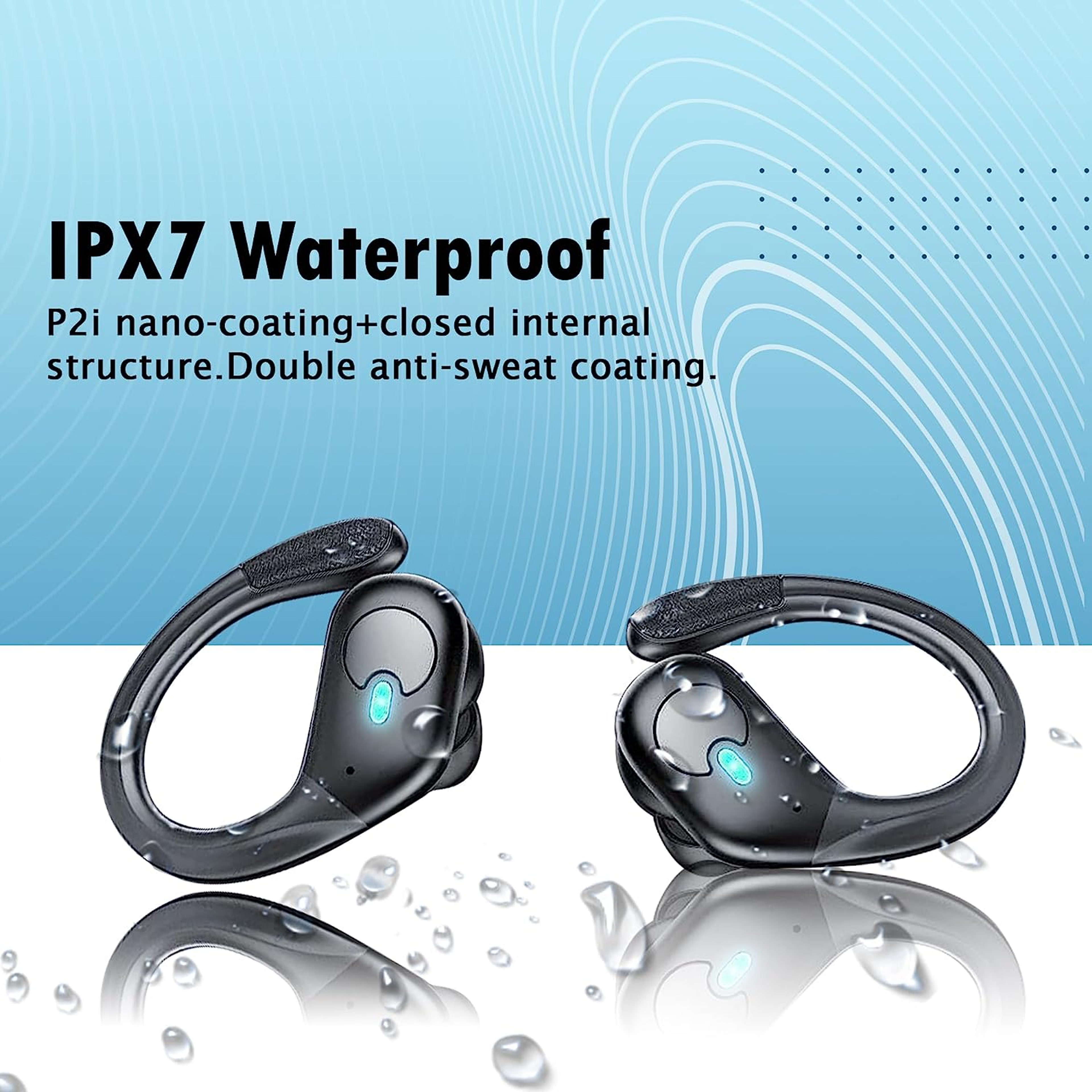Mini Wireless Bluetooth Earbuds with ENC Mic & Charging Case – TWS Noise Cancelling Earphones – view 2