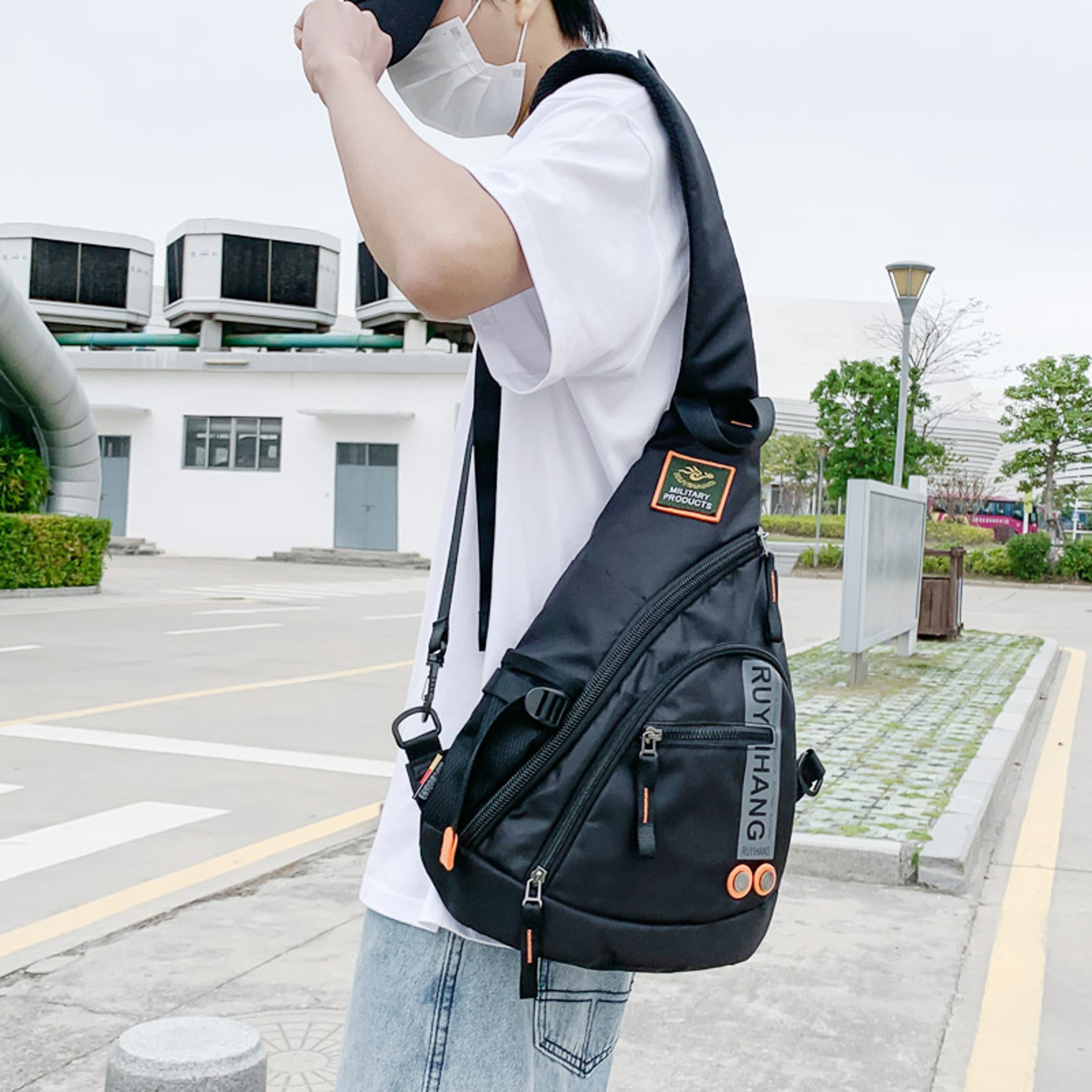 Tactical Men's Waterproof Shoulder & Travel Crossbody Bag – view 4