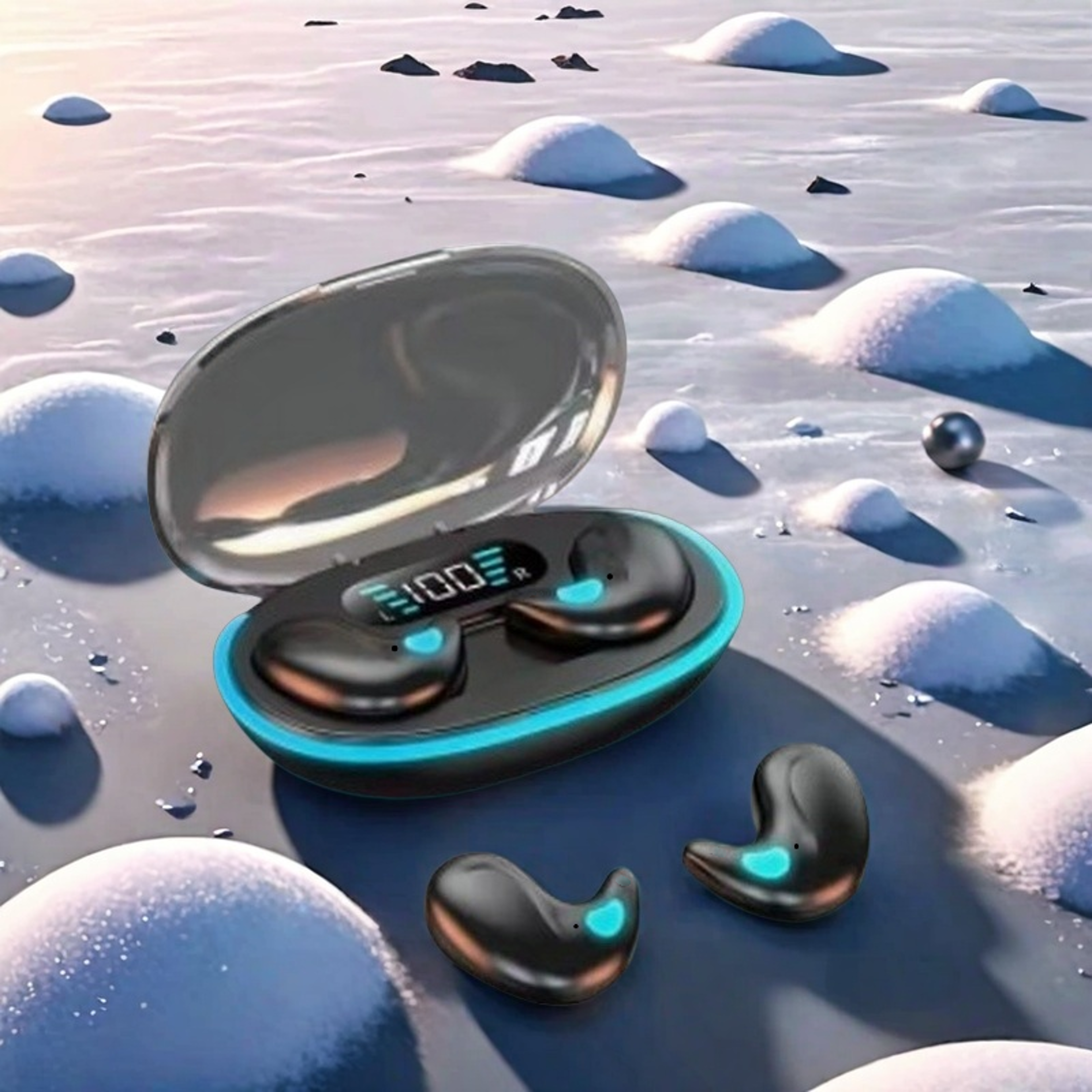 Ultra Slim Sleeping Earbuds Wireless Mini Bluetooth Earbuds For Comfort Fit  HD Calls 1