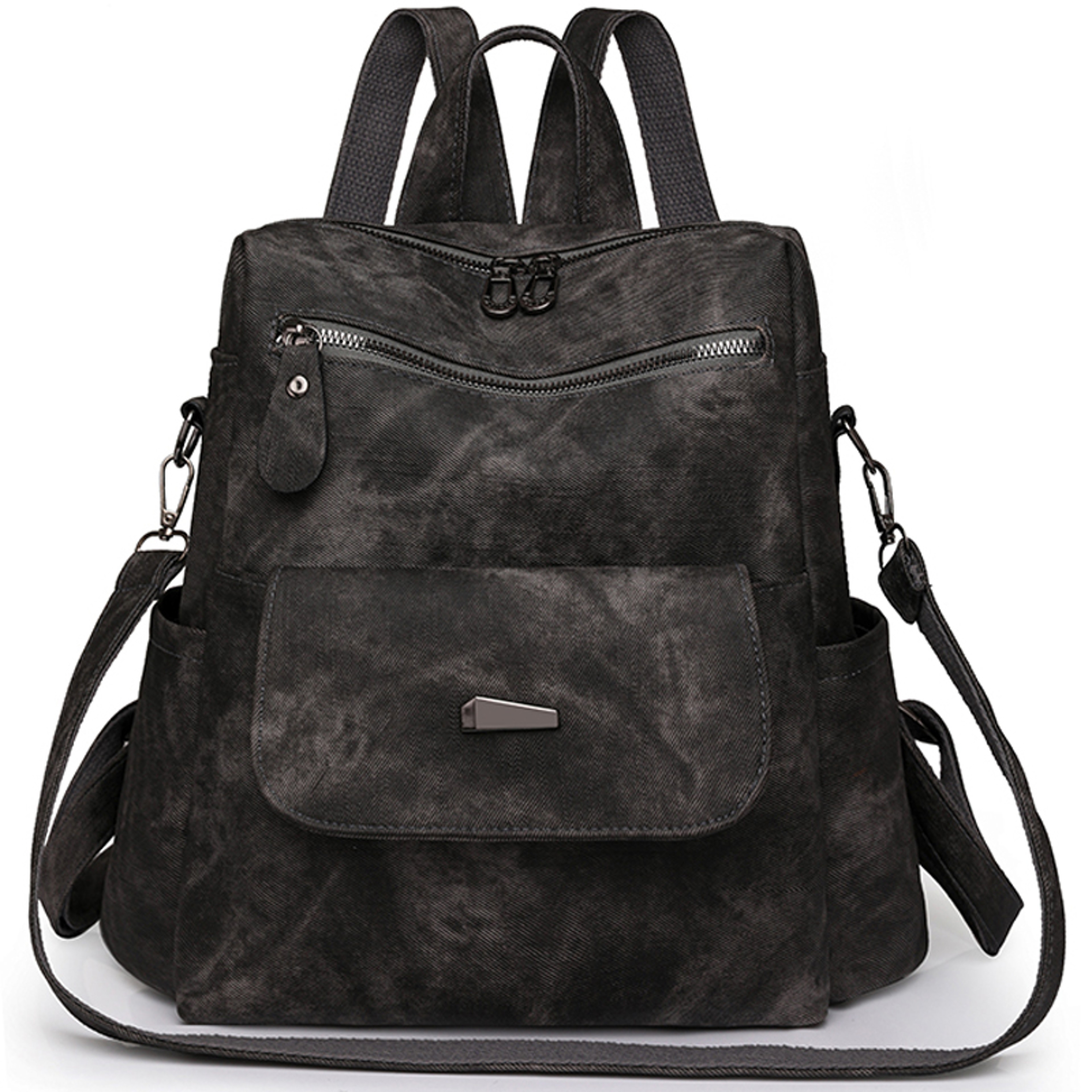 Urban Chic Leather Backpack Women Large Capacity Fashion Travel Backpack – view 1