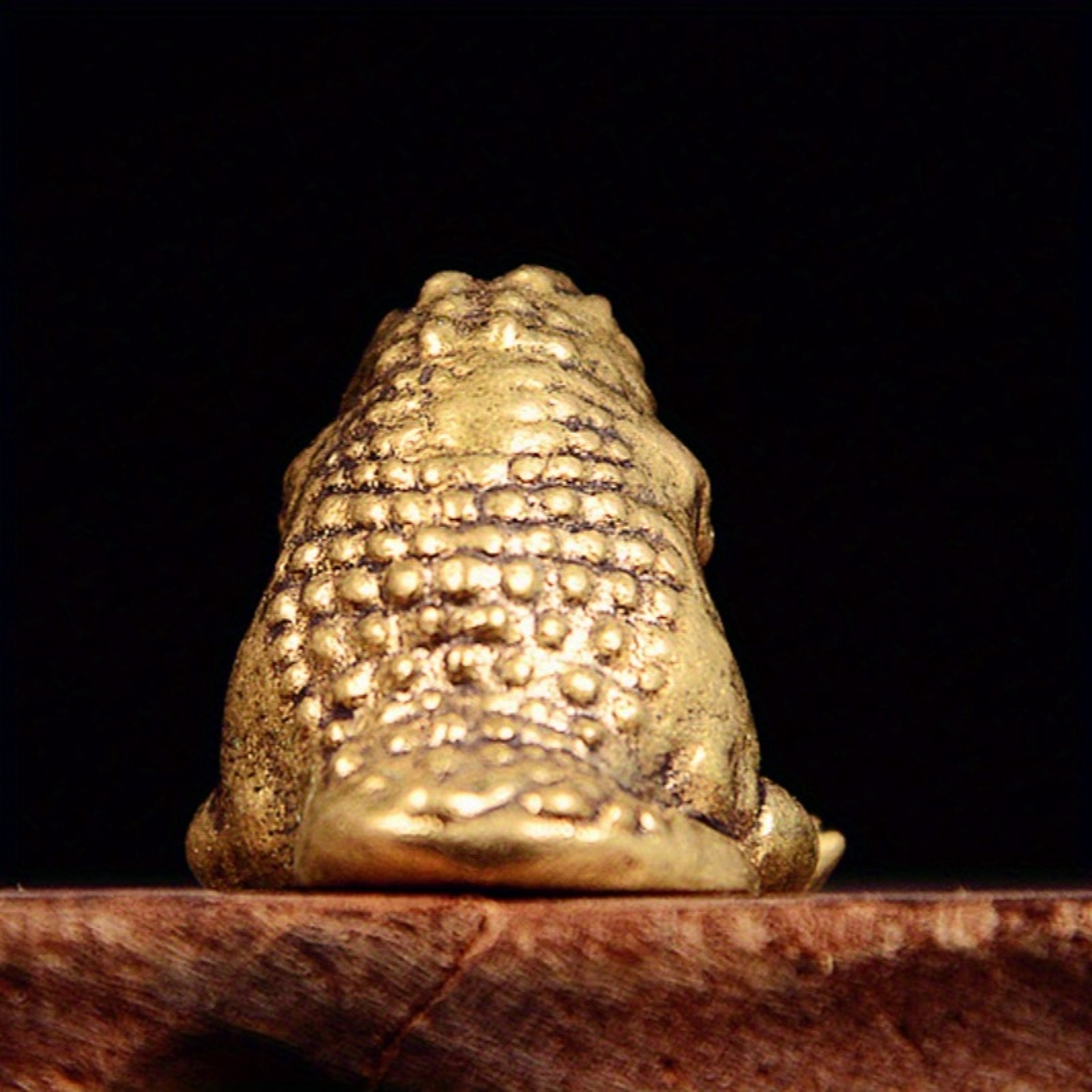 Vintage Brass Crocodile Figurine Mini Desk Decor Collectible Ornament 1