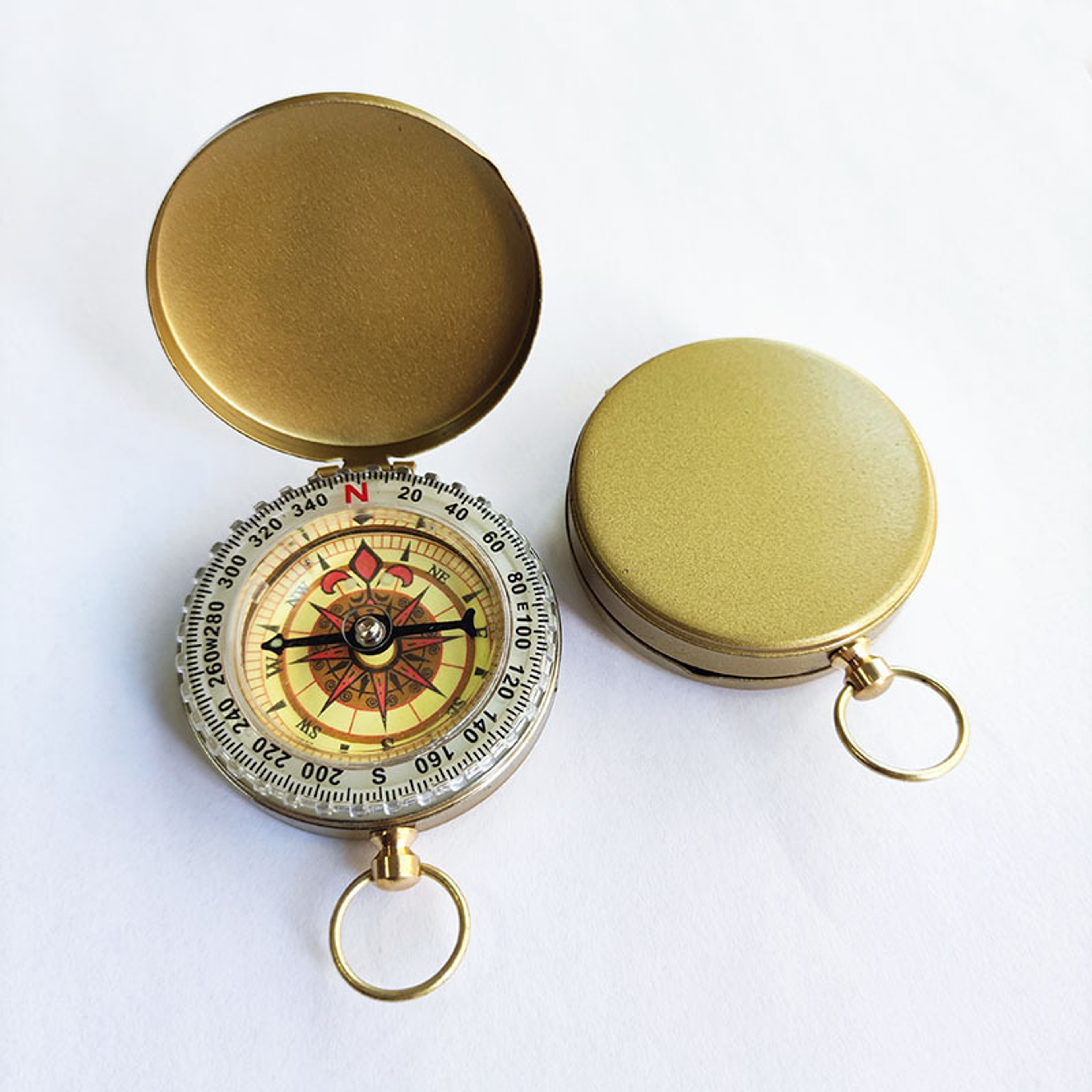 FlipUp Outdoor Compass With Night Light  Multifunctional Compass For Hiking  Survival Navigation 1