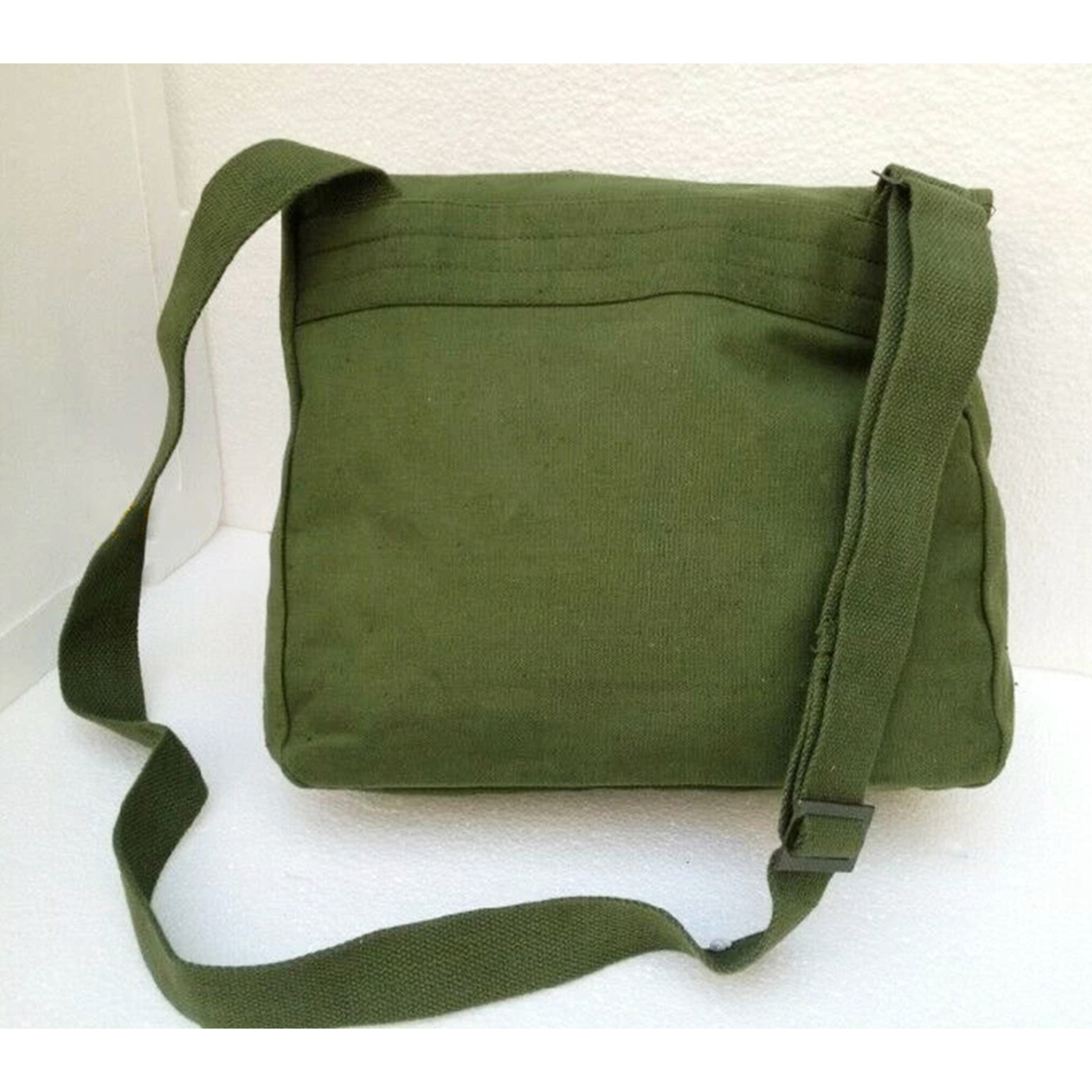 Vintage Canvas Military Messenger Bag Retro Army Satchel Shoulder Pack – view 3
