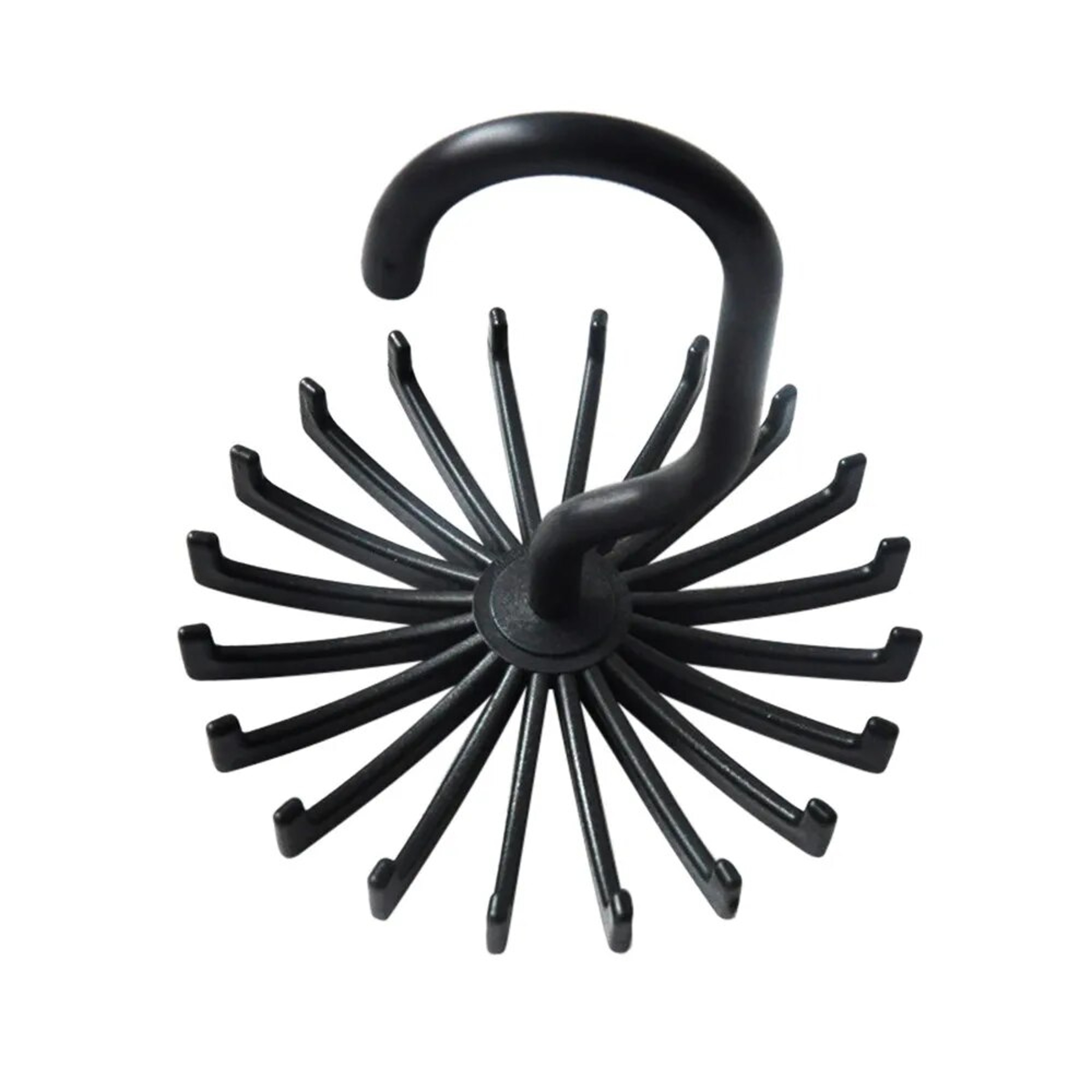 Rotating Hook Holder Rack: Space-Saving Tie Belt & Scarf Organizer for Closet – view 11